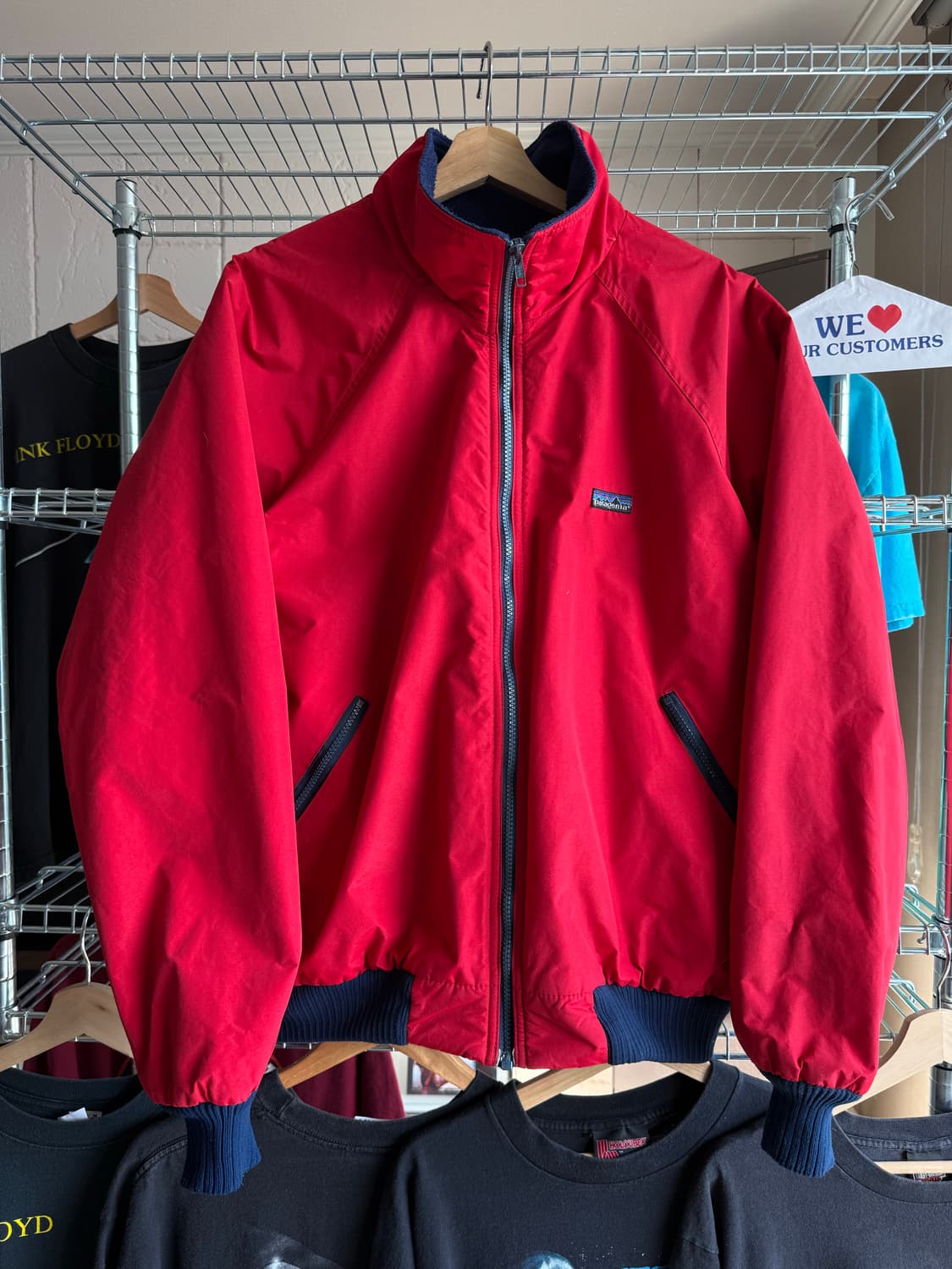 80s 파타고니아 쉘드 신칠라 봄버 자켓 상품이미지1