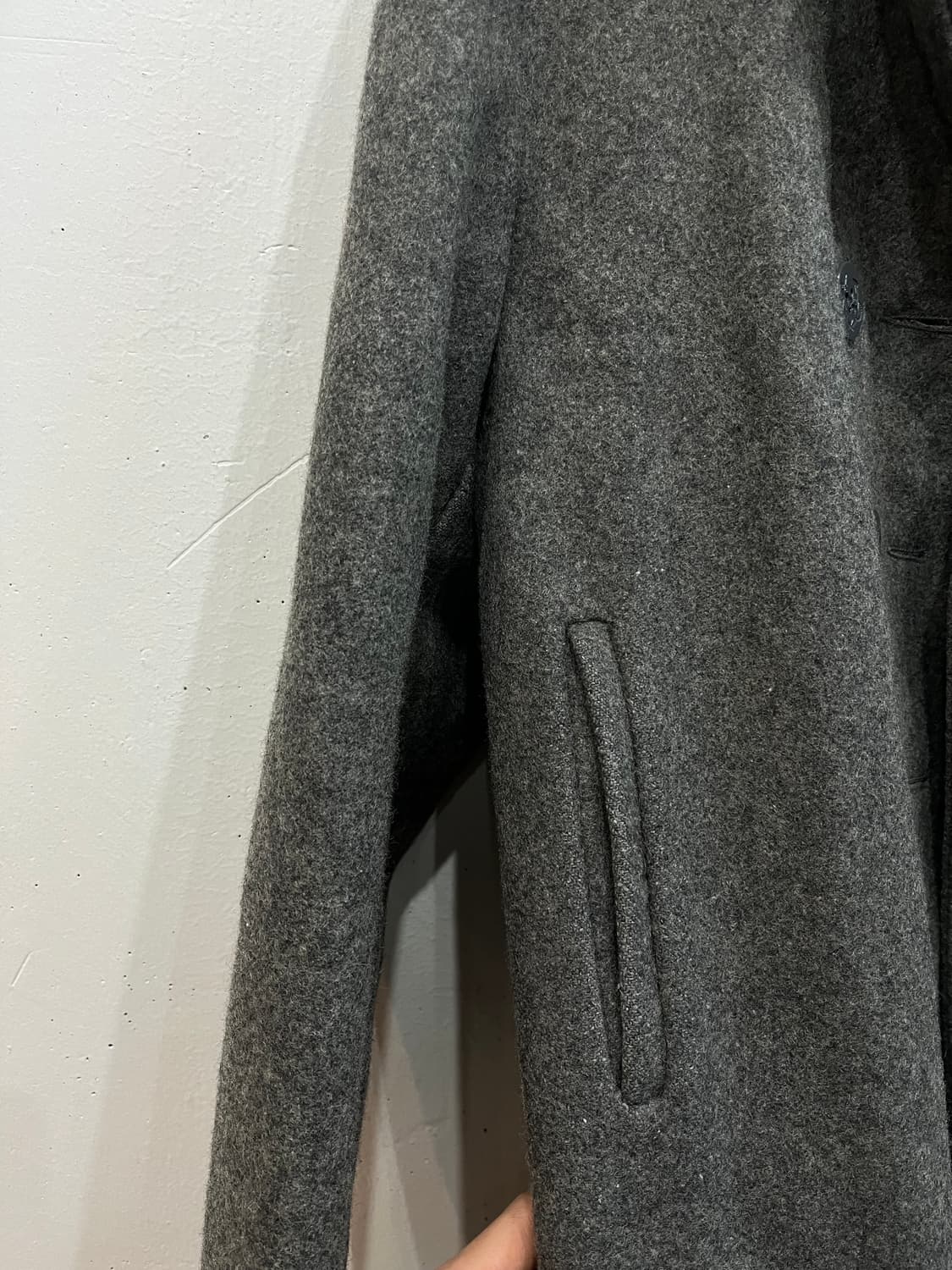 SCHOTT 쇼트 NYC US 740N 멜튼 울 피코트 MADE USA 상품이미지3