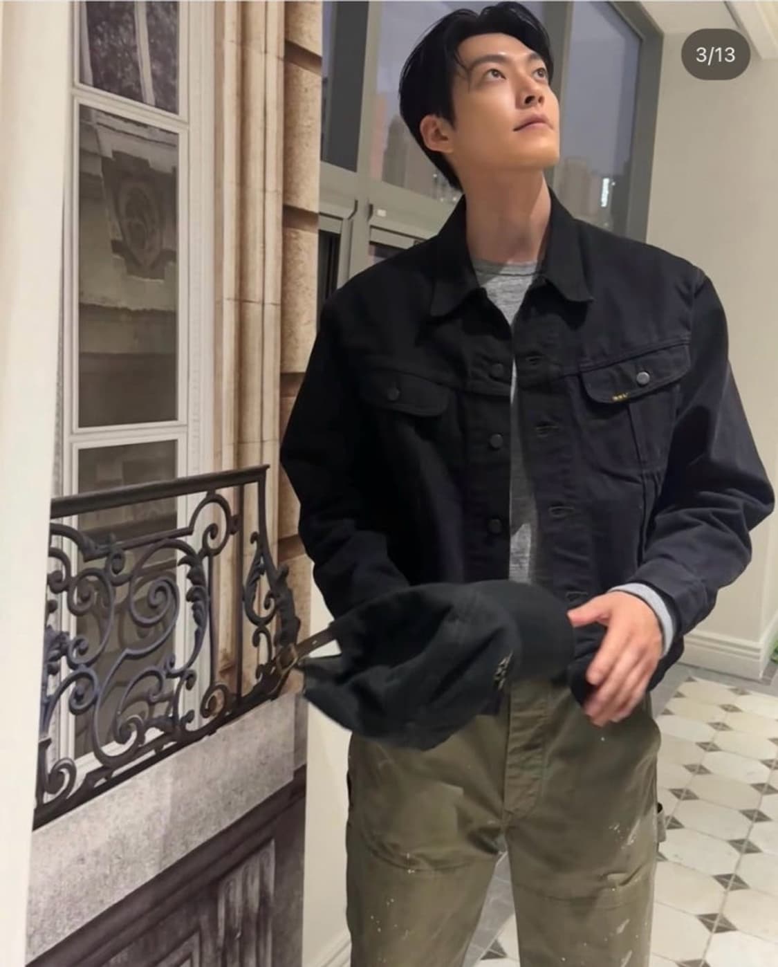 RRL LOT 271 멕시코 버전 흑청 트러커 데님 자켓 xs 상품이미지1