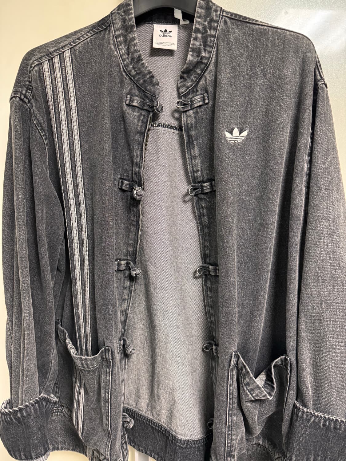 중티다스 데님 자켓 블랙 2XL 상품이미지1