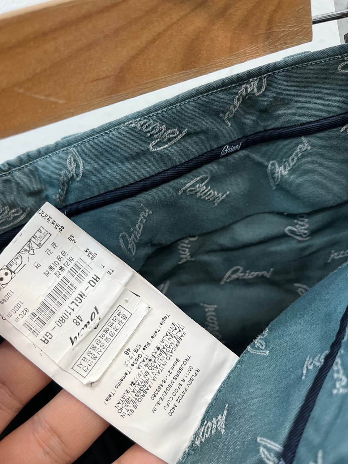 32) 브리오니 가먼트다잉 치노팬츠  상품이미지5