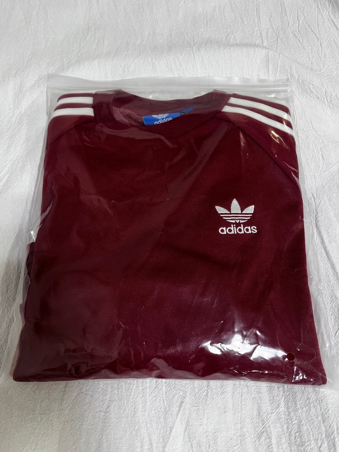 아디다스 슈퍼스타 크루 버건디 맨투맨 90 상품이미지4