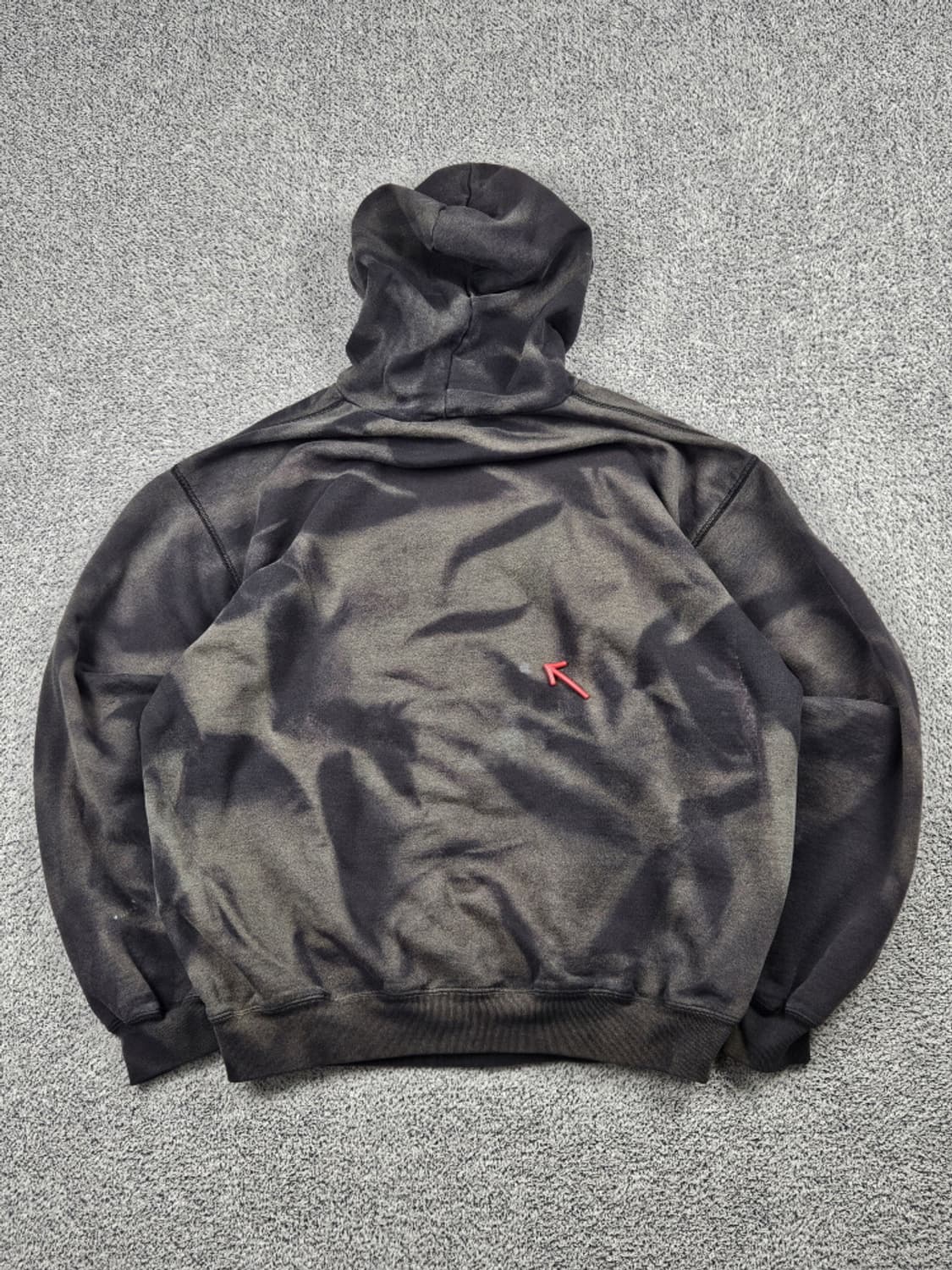 칼하트 다잉 워시드 커스텀 스웻 후드 티셔츠 (상세설명참조)/ 10136 상품이미지5