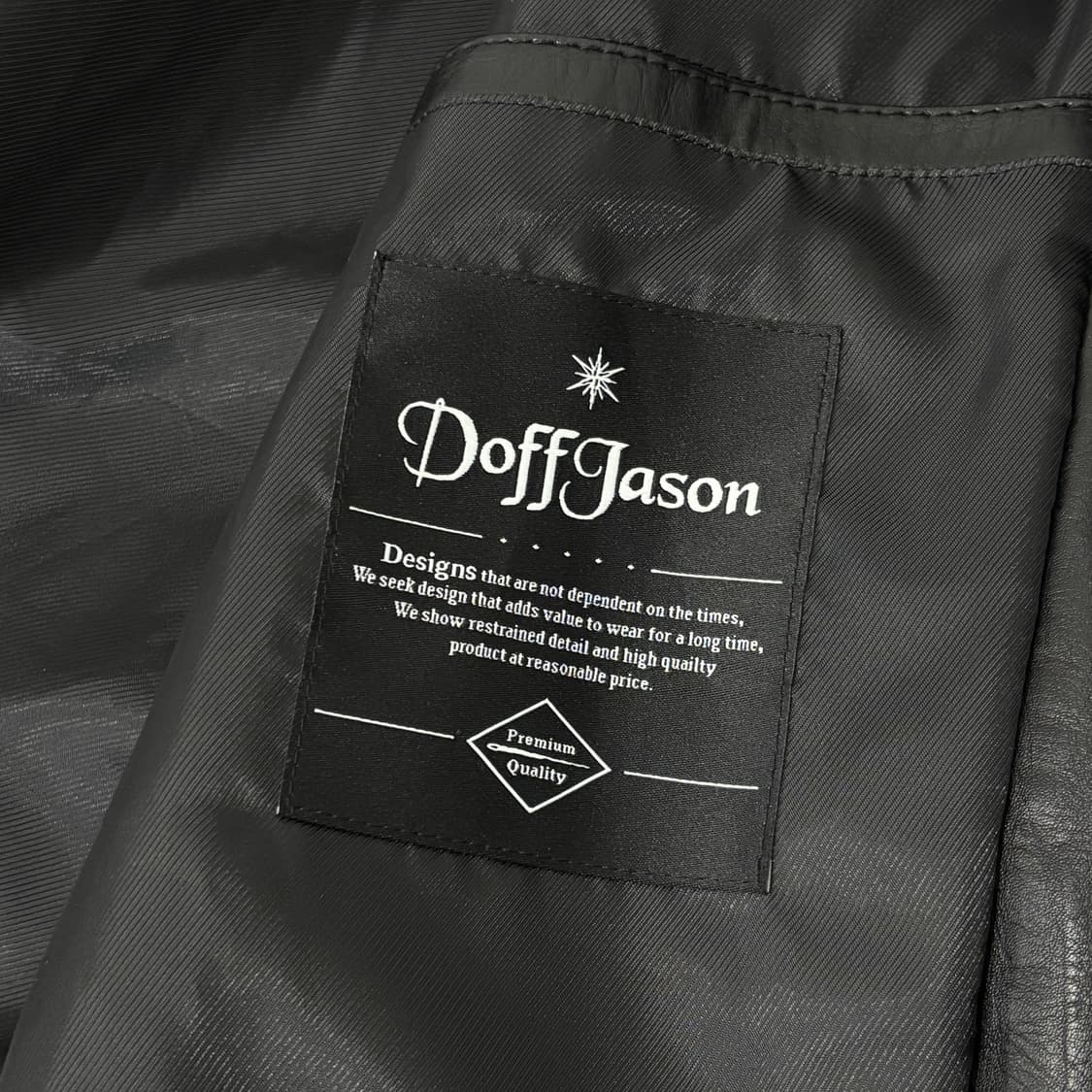 도프제이슨 레더 가죽자켓 상품이미지6