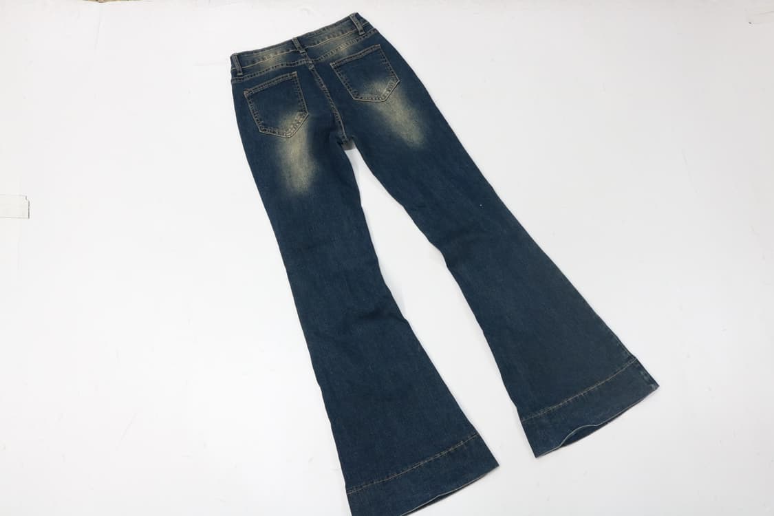 Sanye 빈티지 워싱  부츠컷 데님 팬츠 상품이미지6