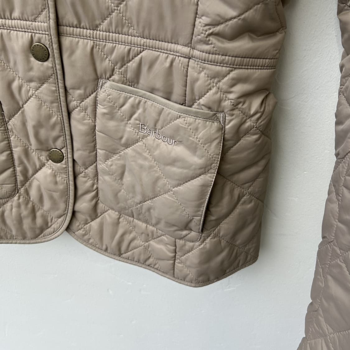 15300 - 바버 넥 코듀로이 퀄팅 자켓 상품이미지3