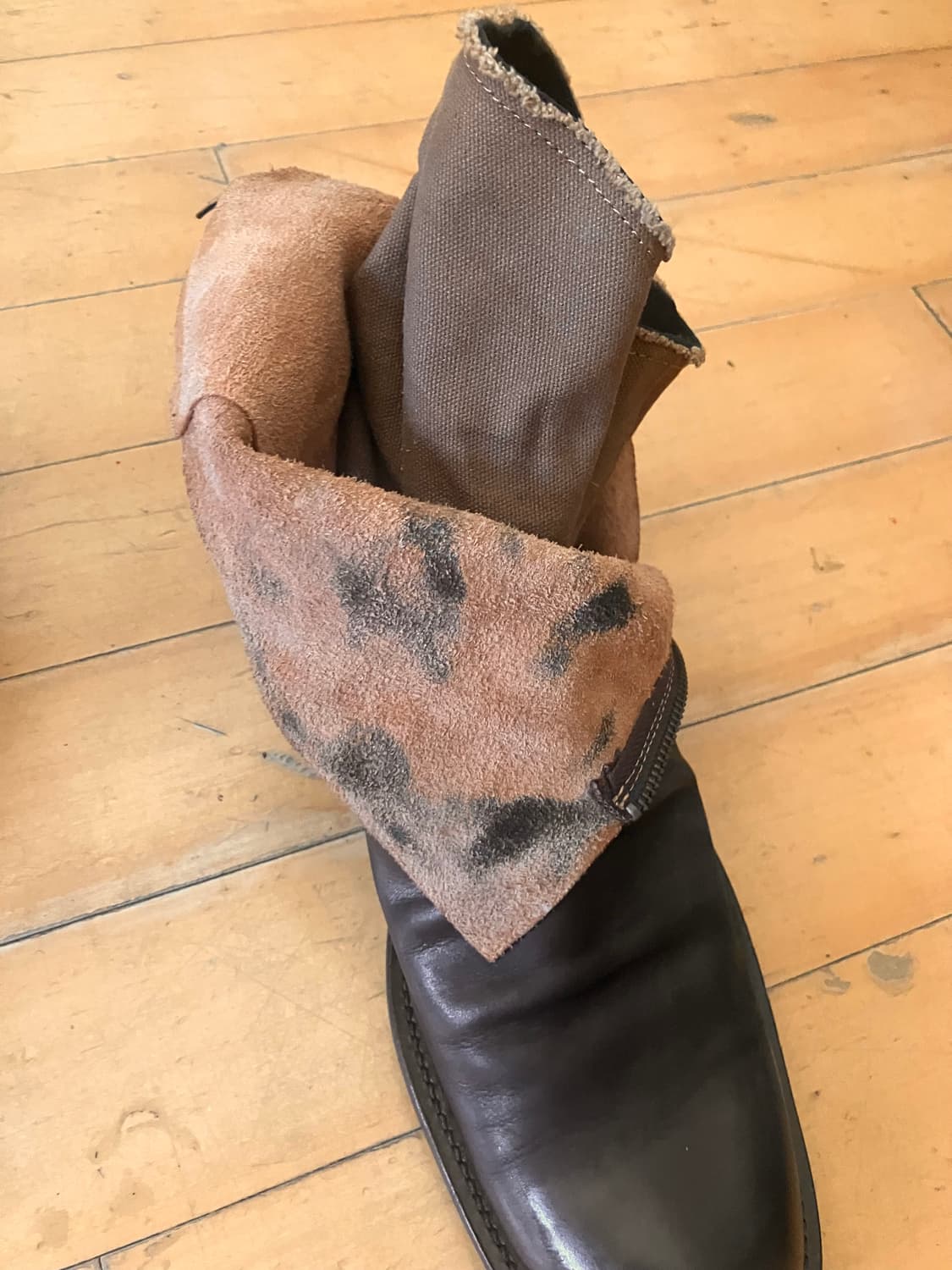 Red cover 00s 레드커버 드레이프 코튼 레이어드 부츠 42 상품이미지5