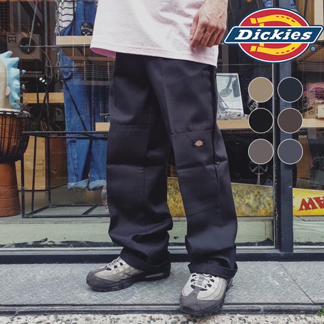 디키즈 더블니 85283 검정 31 상품이미지2