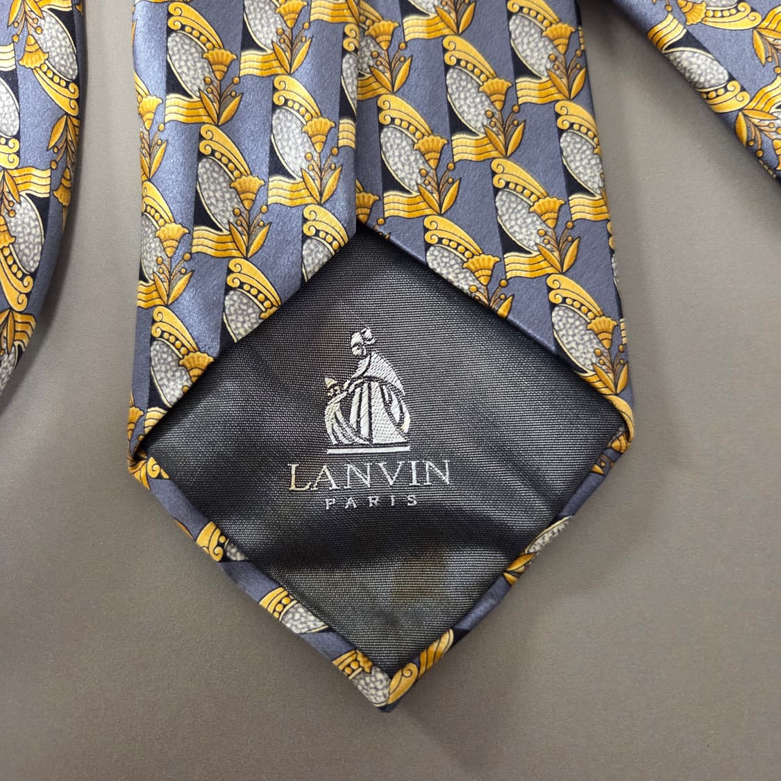 Lanvin 랑방 프랑스 실크 빈티지 넥타이 상품이미지7