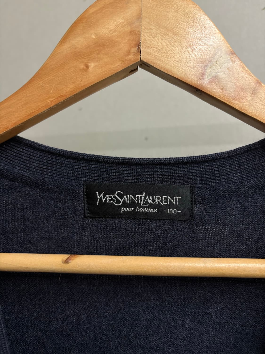 입생로랑 00s 아가일패턴 가디건 상품이미지4