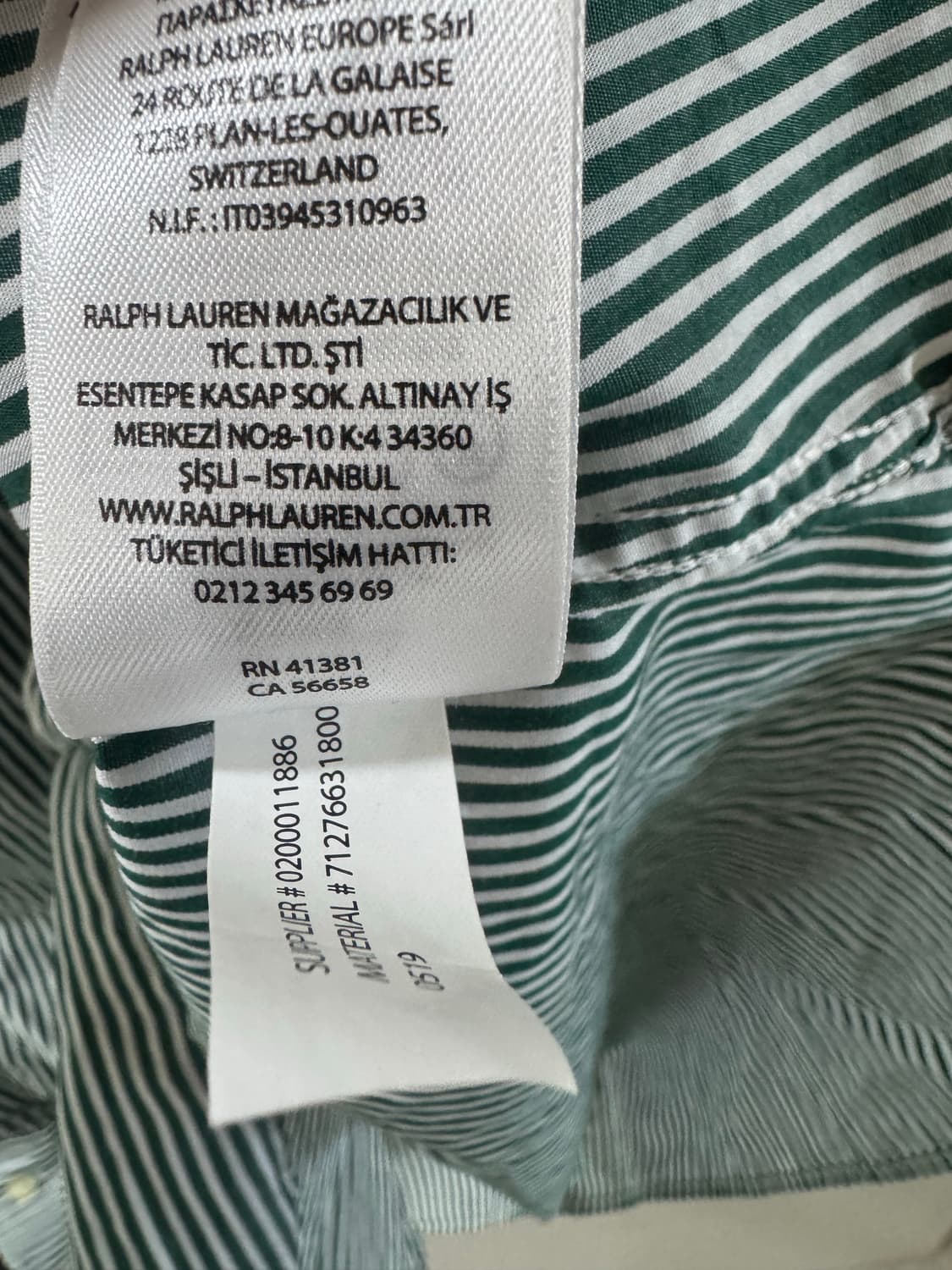 폴로 랄프로렌 이지케어 스트라이프 셔츠 상품이미지5