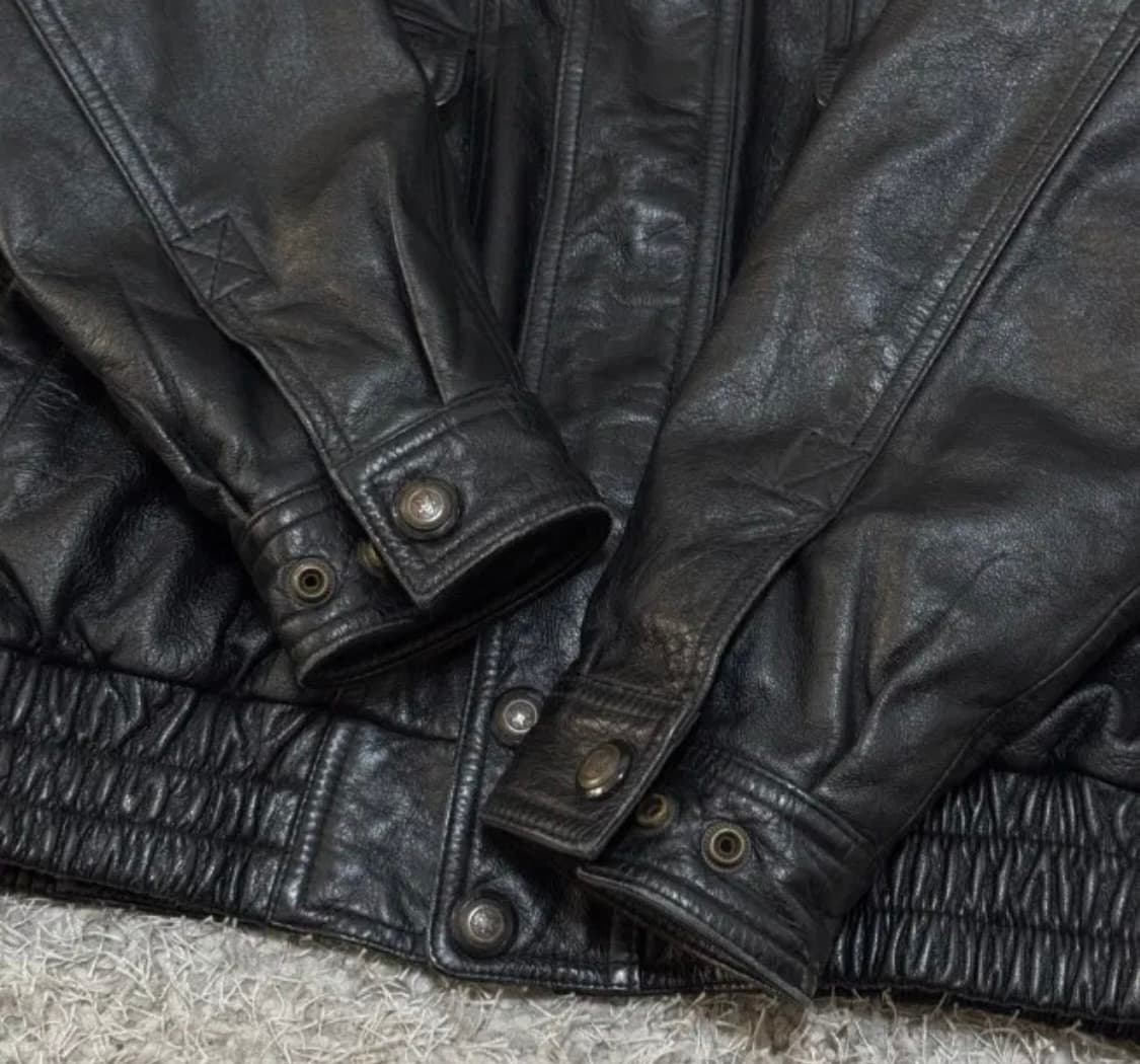 빈티지 가죽 봄버자켓 상품이미지3