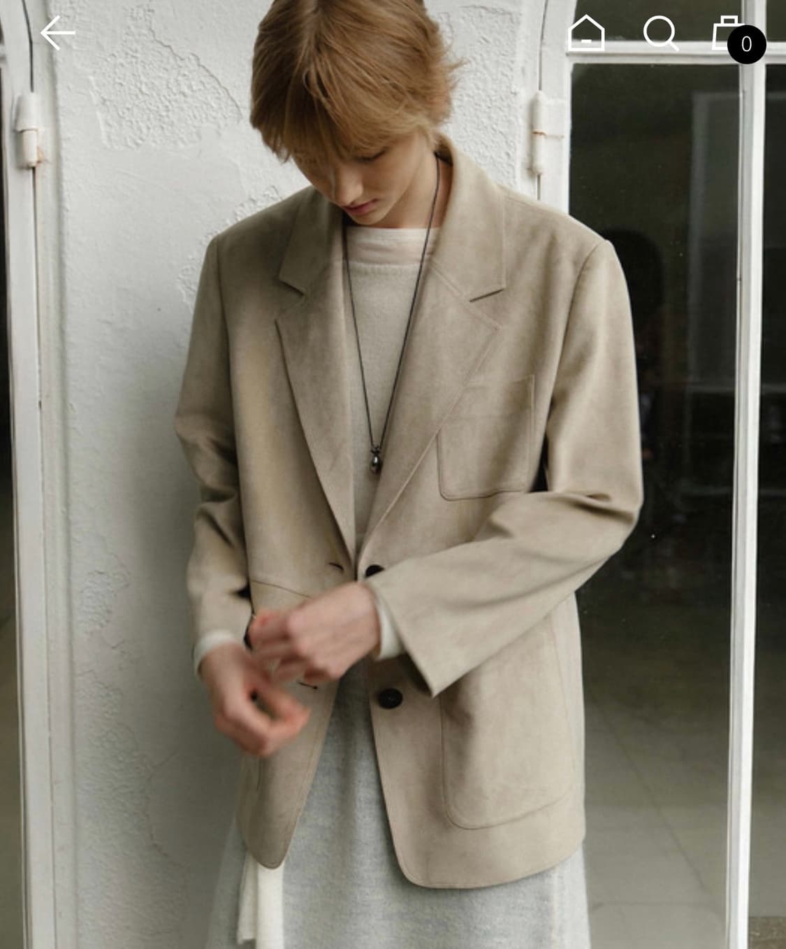 온앤온 스웨이드 자켓 상품이미지3