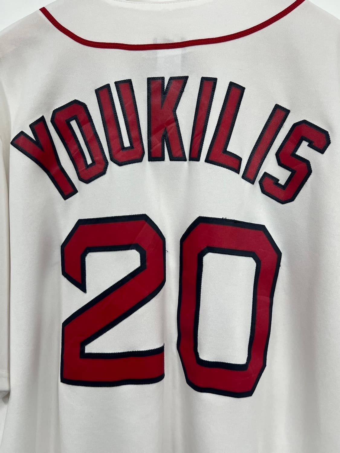 마제스틱 레드삭스 케빈 유킬리스 마킹 유니폼 반팔 져지 상품이미지7