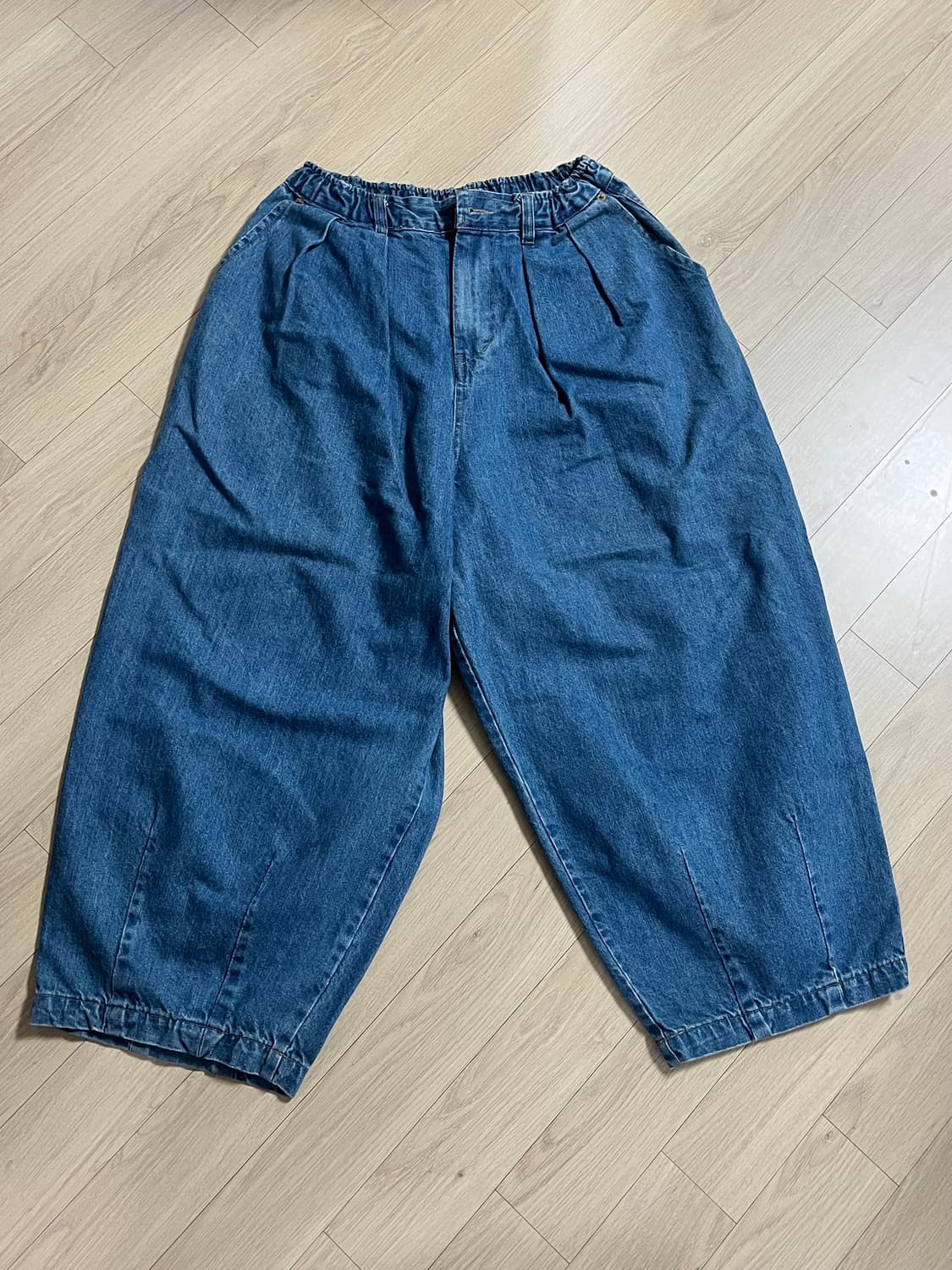 anglan Stone Vintage Denim Balloon Pants 상품이미지1