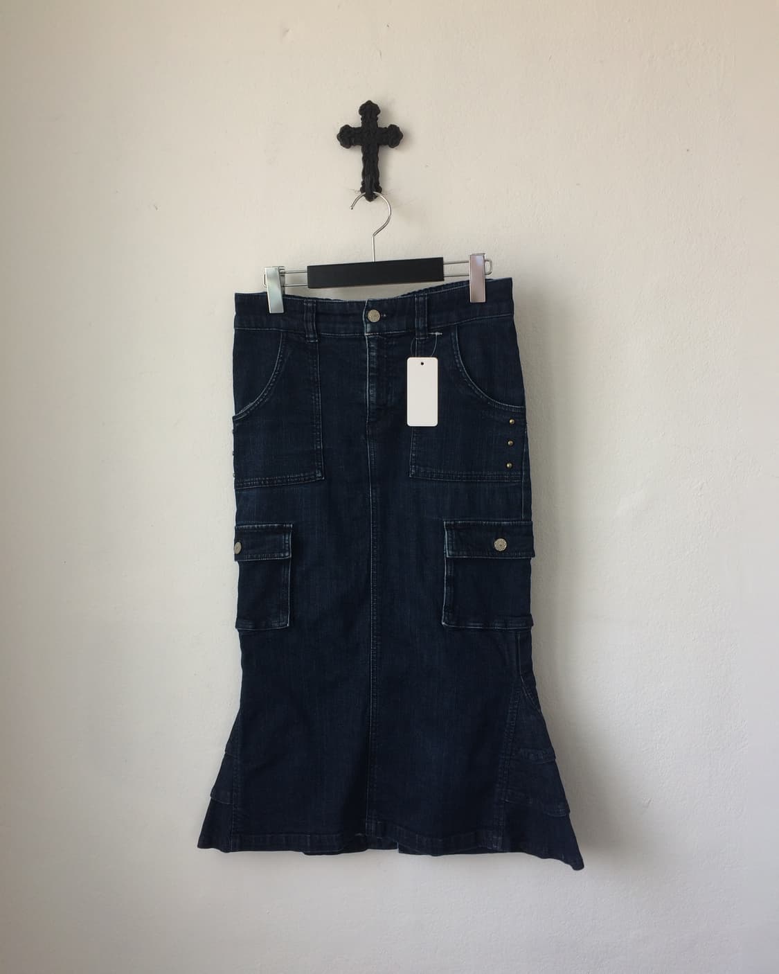 Denim cago skirt 상품이미지2