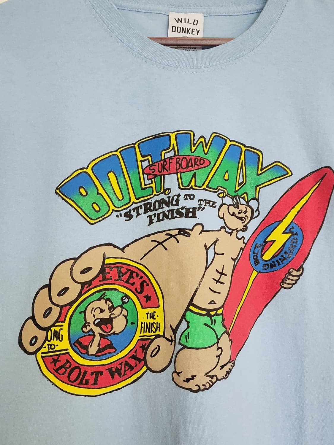 wild donkey 와일드동키 뽀빠이 반팔 티셔츠 상품이미지2