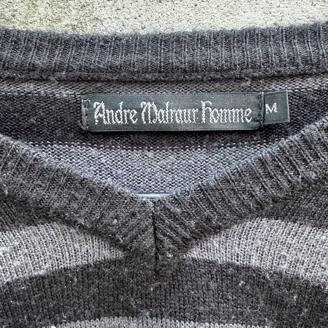 andre malraur homme stripe knit 상품이미지2