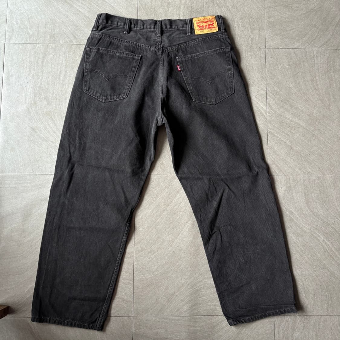 리바이스 정품 550 데님 블랙 팬츠 바지 상품이미지5