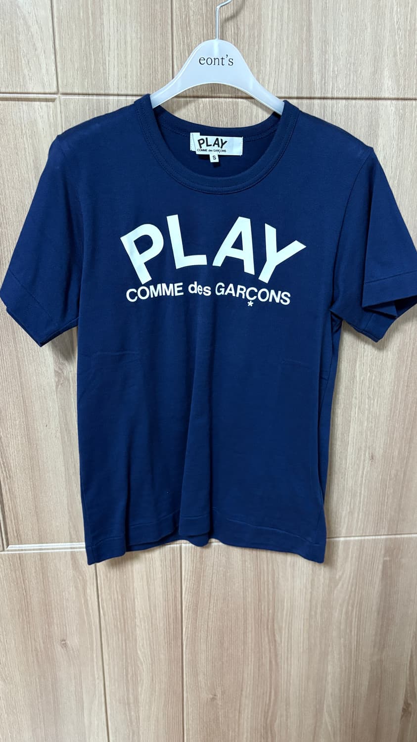 꼼데가르송 PLAY 네이비 티셔츠 S 상품이미지2