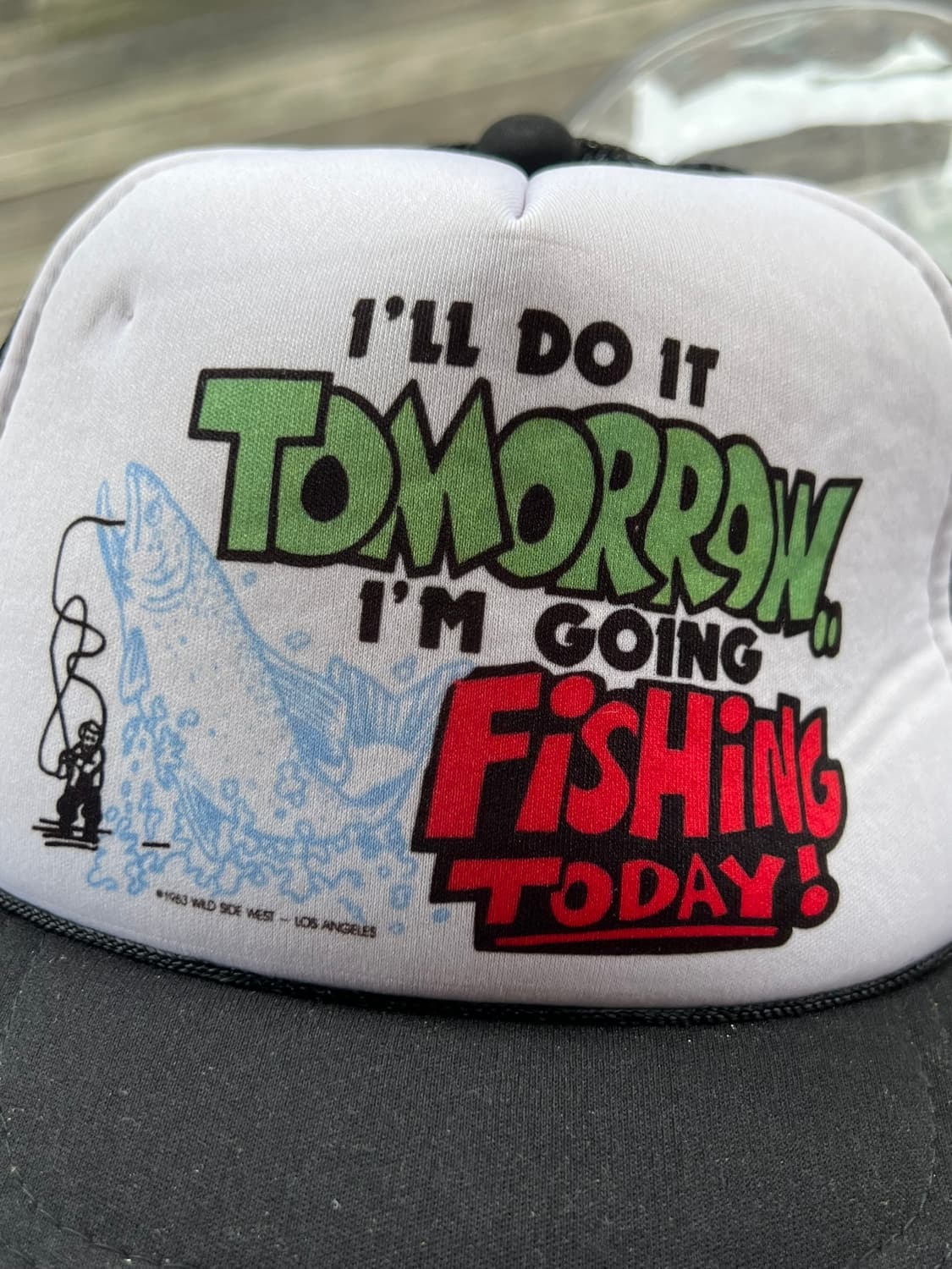 빈티지 트러커캡 노벨티 그래픽 블랙 메쉬캡 상품이미지6