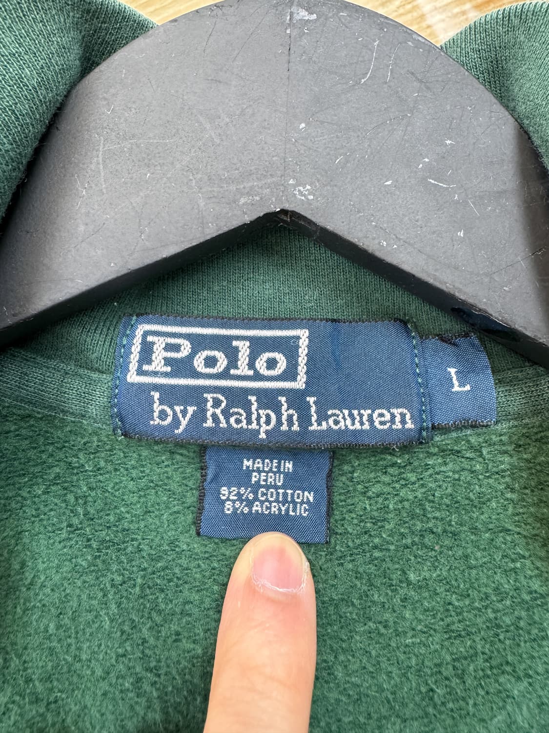 폴로랄프로렌 베이직 포니 하프집 스웻 상품이미지5