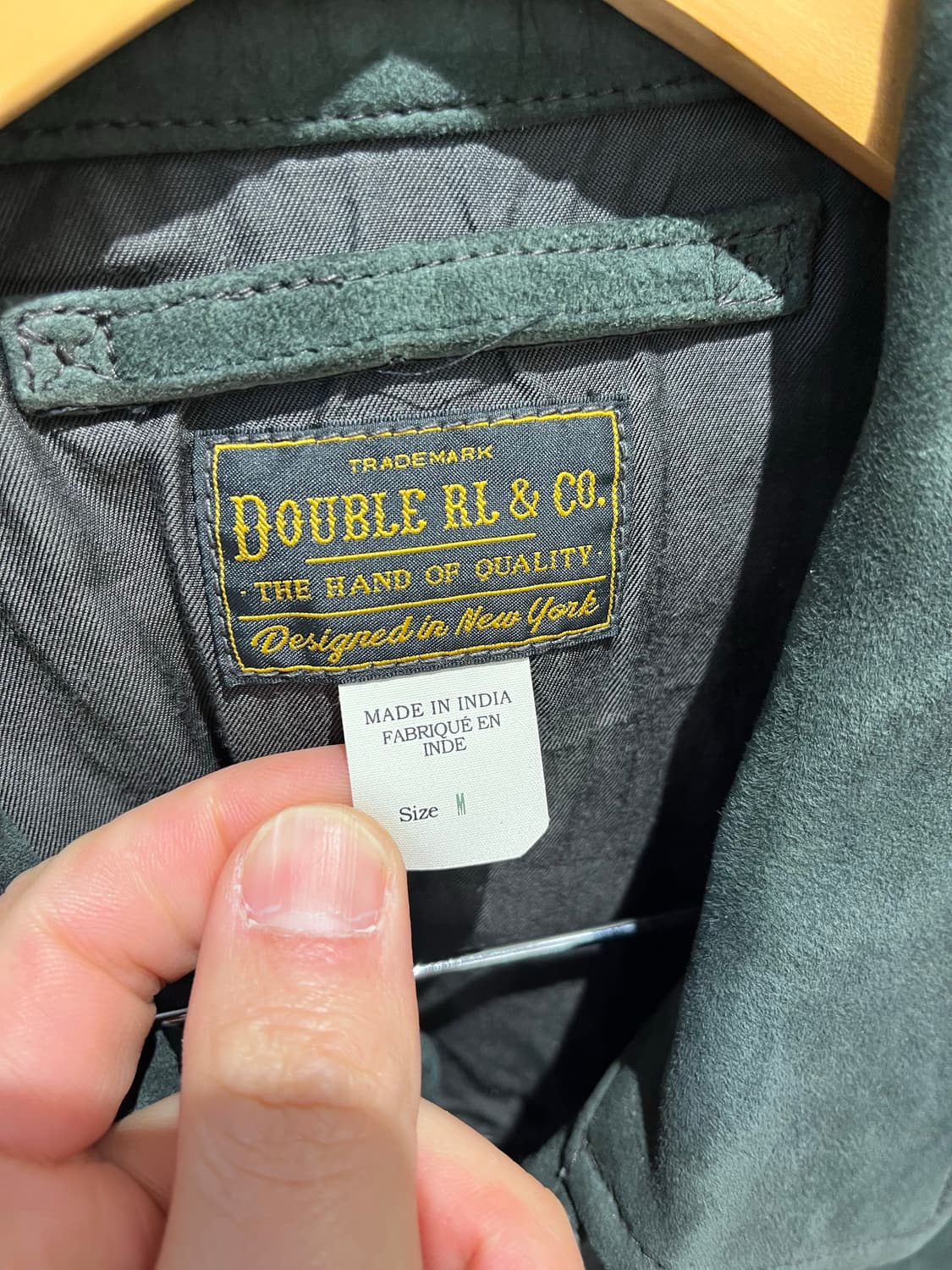 RRL 뉴스보이 스웨이드 가죽자켓 상품이미지4