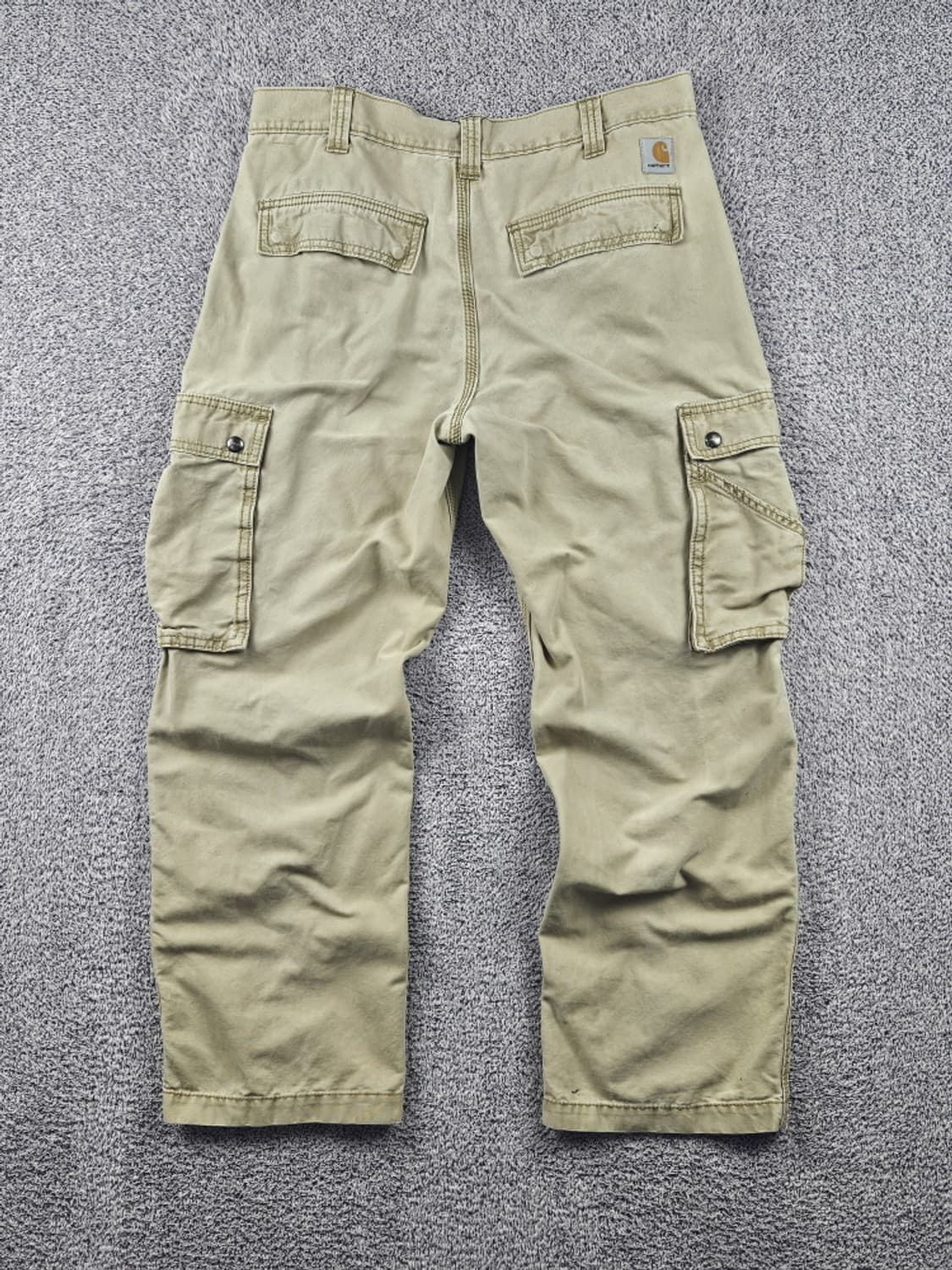 칼하트 코튼 캔버스 카고 포켓 워크 팬츠 ( 33X30 ) / 10622 상품이미지4