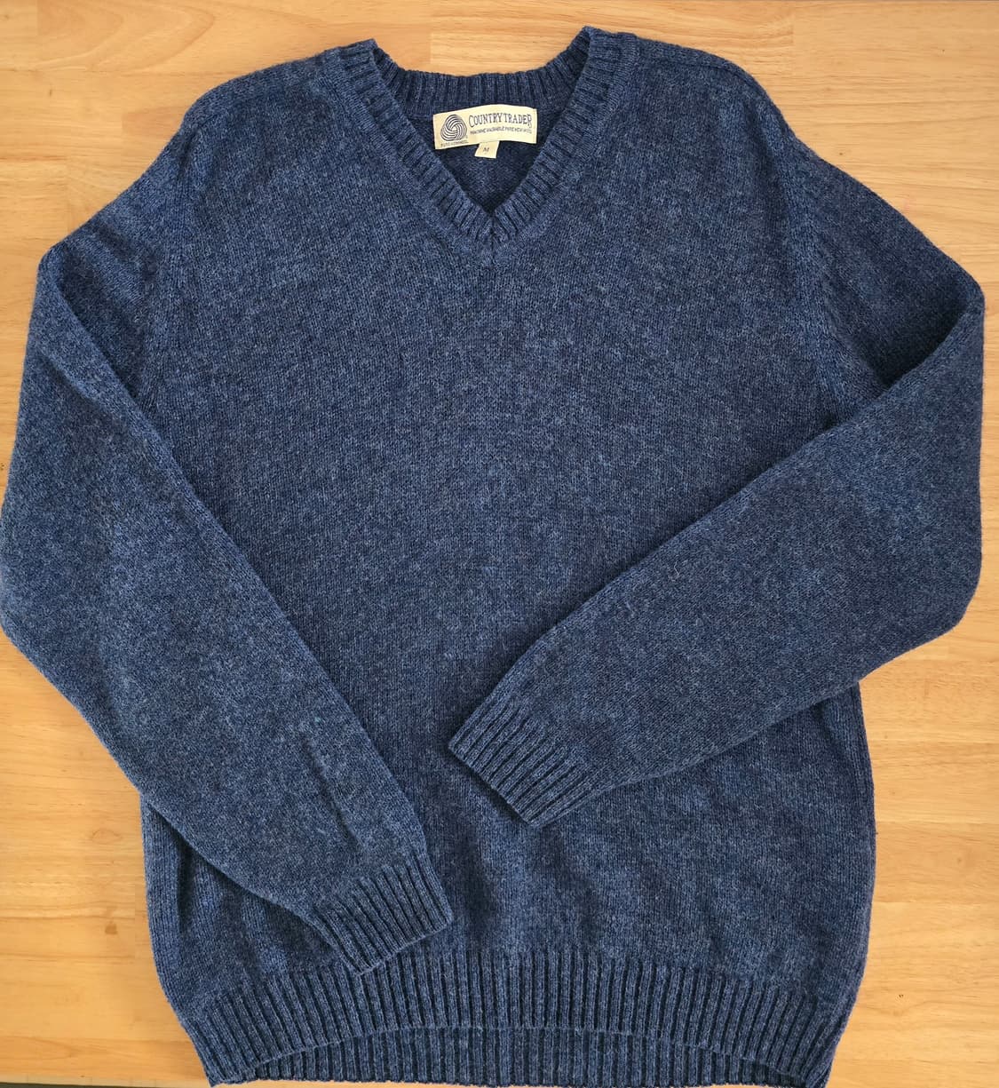 🇦🇺 Country Trader 머신워셔블 퓨어 울 브이넥니트 상품이미지5