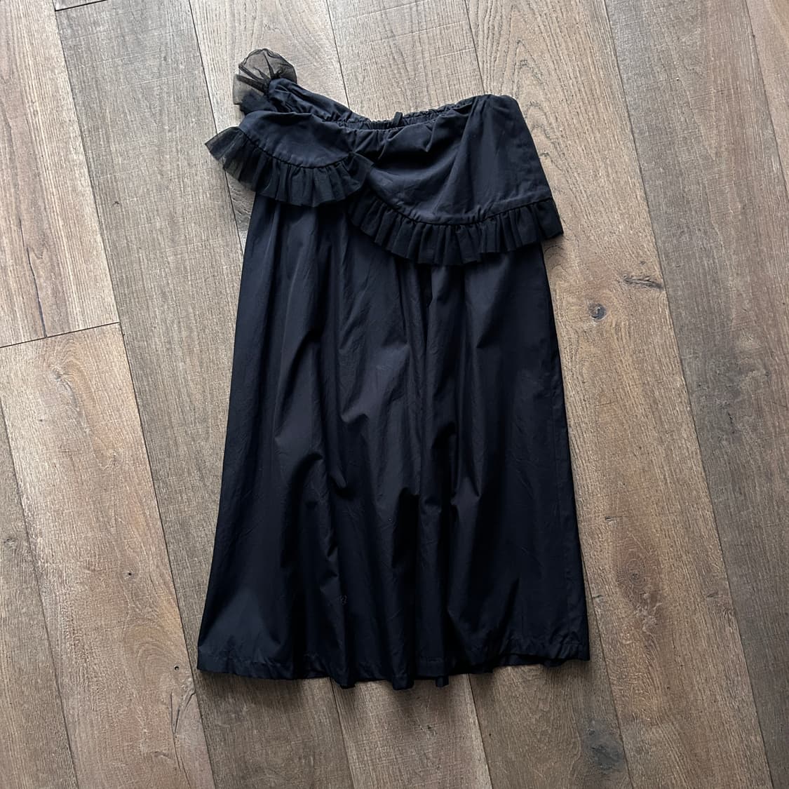 Tulle Frill Lace Long Skirt 상품이미지7