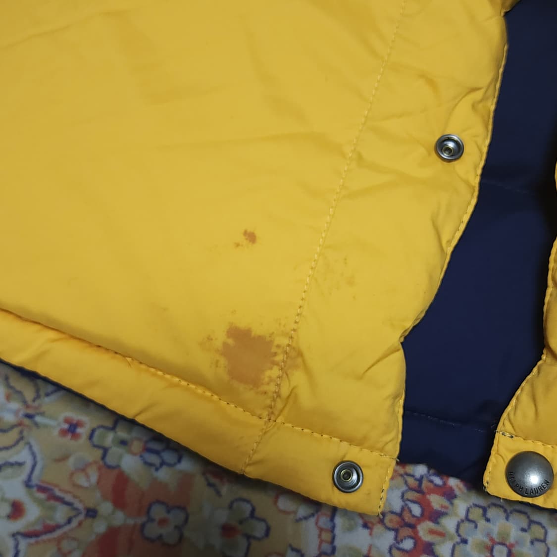 폴로 다운 리버시블 패딩 보이즈 L 상품이미지4