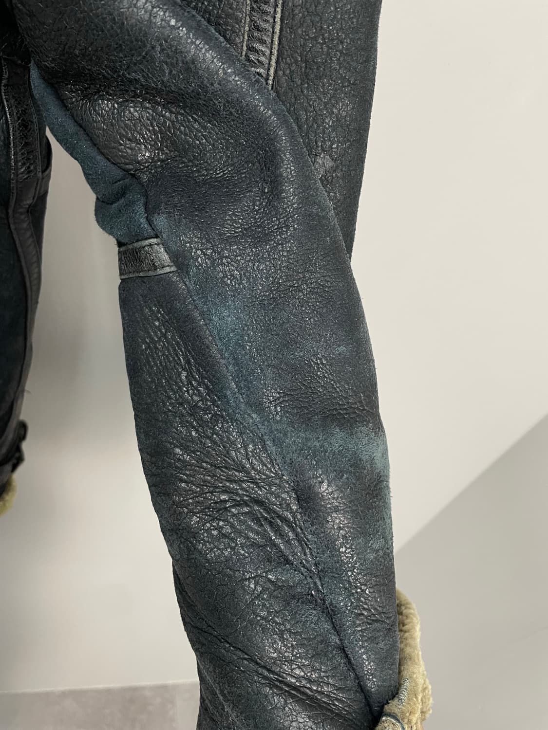 빈티지 양털 가죽 무스탕 자켓 H1562 상품이미지9