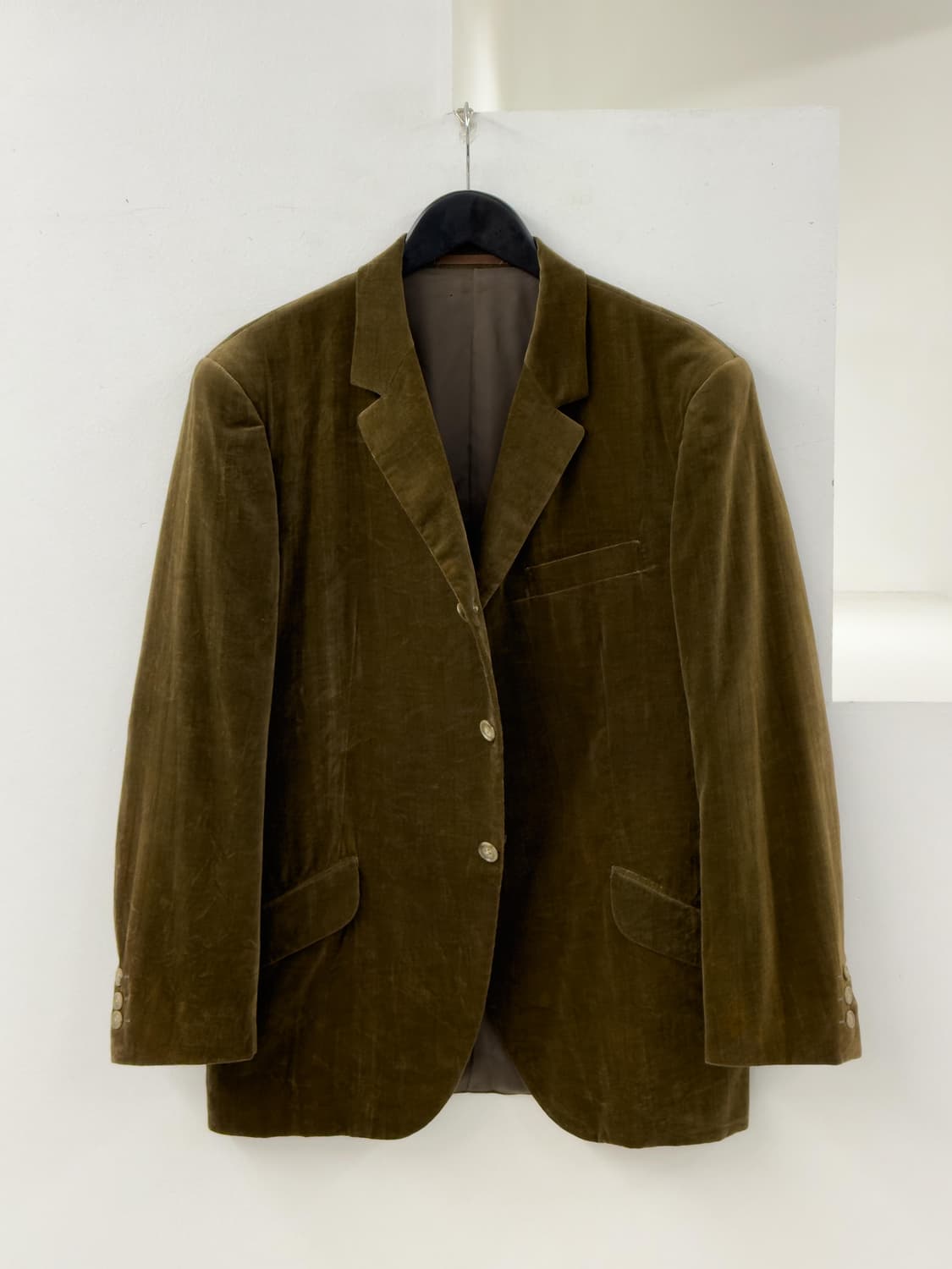 80's 요지야마모토 벨벳 자켓 상품이미지1