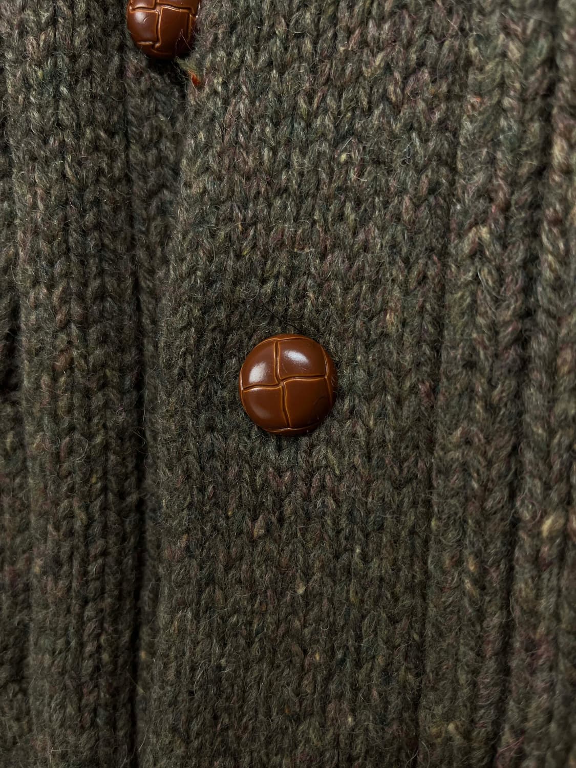 폴로 랄프로렌 브라운 도네갈 퓨어버진울 피셔맨 울 가디건 자켓 상품이미지6