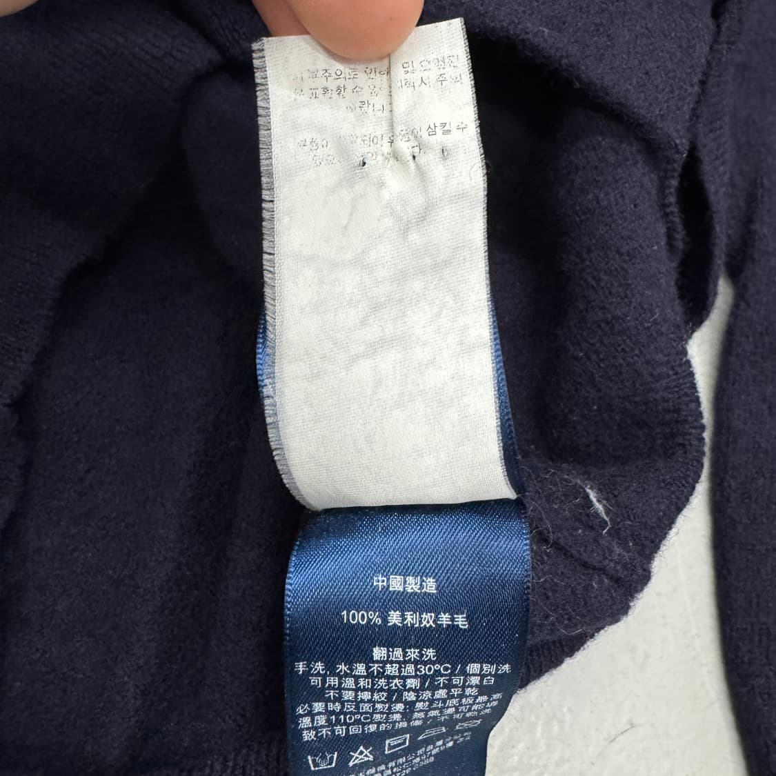 폴로 포니 엘보우 레더 패치 니트 가디건 상품이미지8