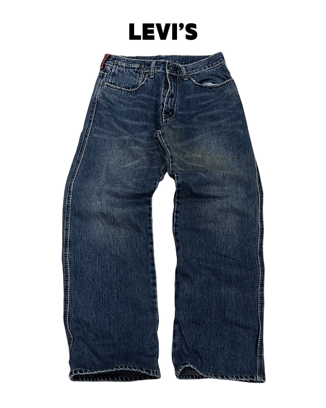 (33/32) 리바이스 513 레드탭 원포켓 중청 데님 팬츠 상품이미지1