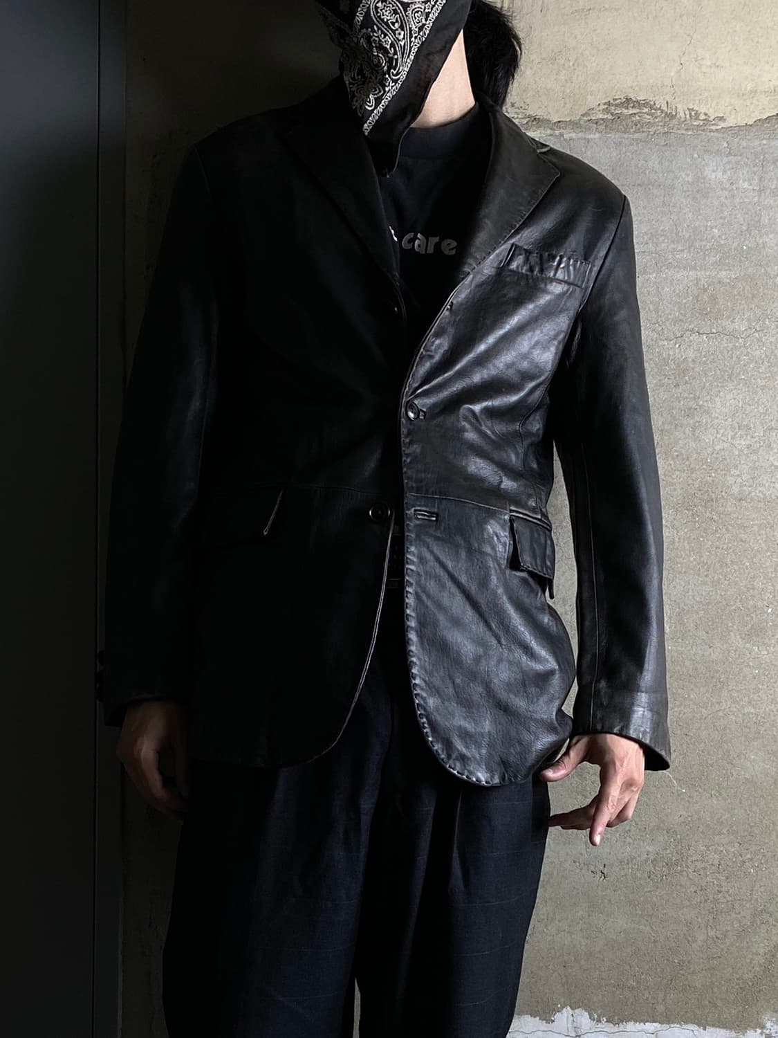 빈티지 레더 블레이저 가죽 자켓 빈티지 블레이저 자켓 상품이미지9