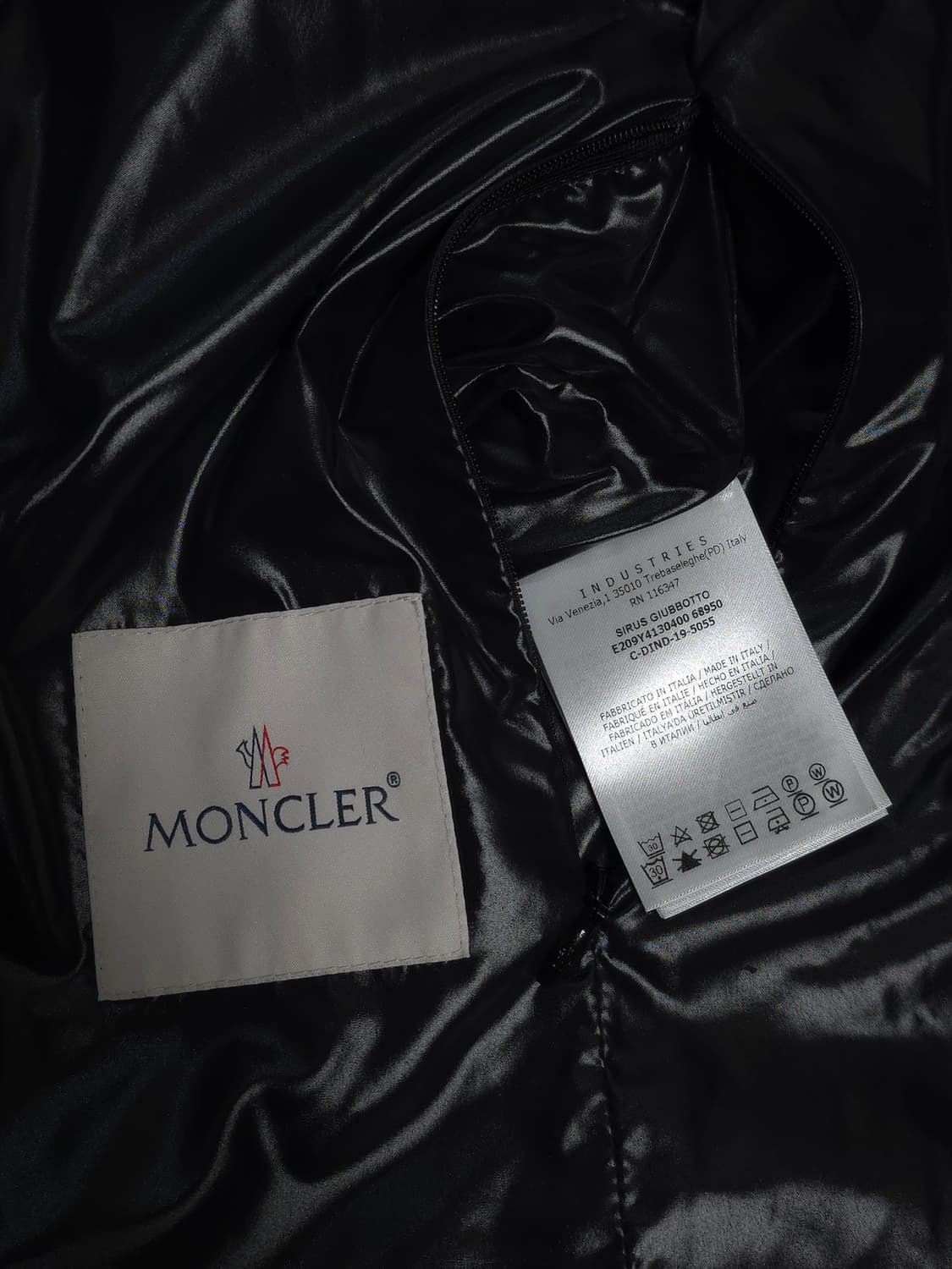 [2] 몽클레어 알릭스 사이러스 sirus 패딩 블랙 상품이미지9