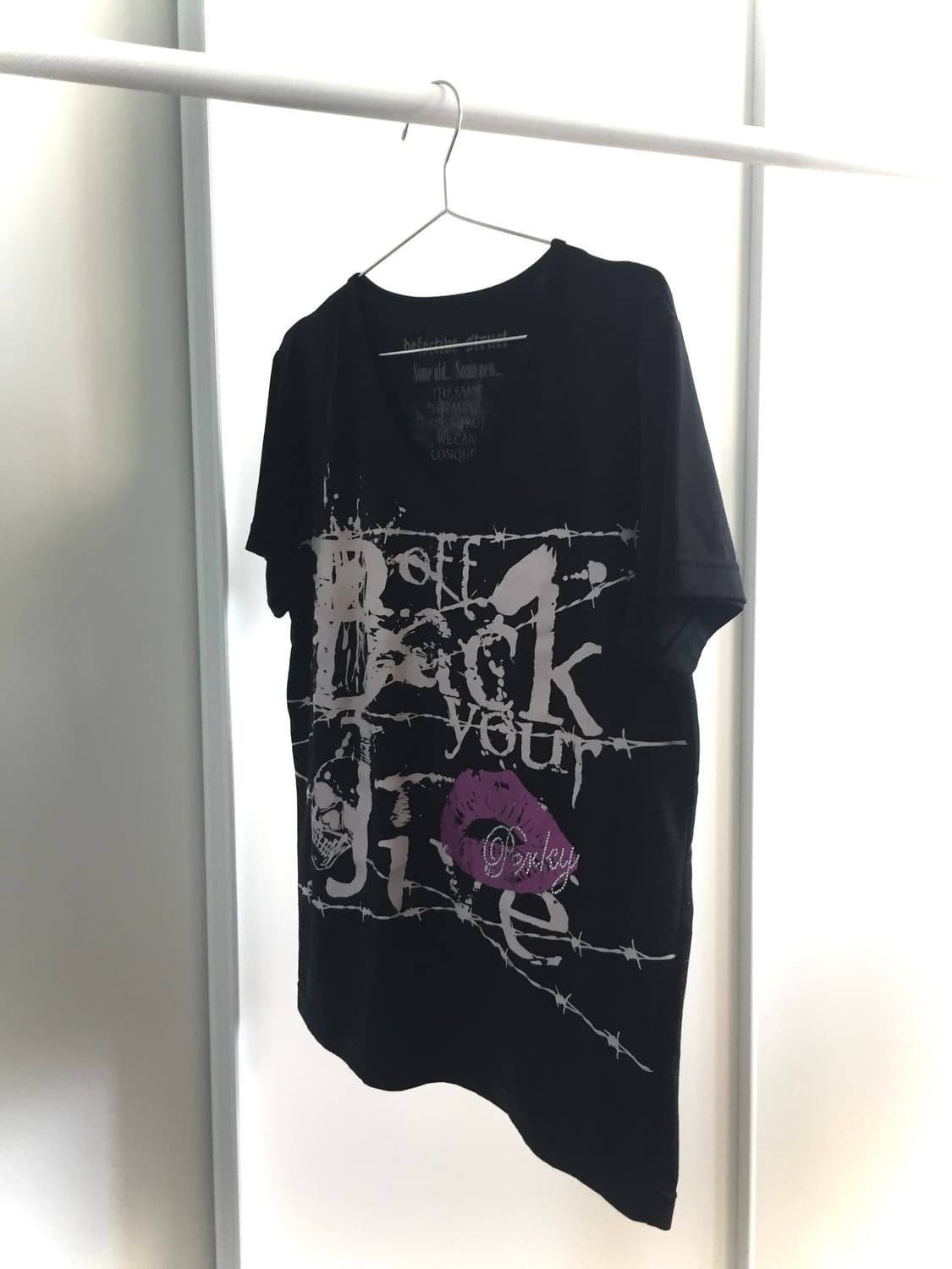 Gyaru Punk 💋 Top 갸루 펑크 립 그래픽 탑 상품이미지1