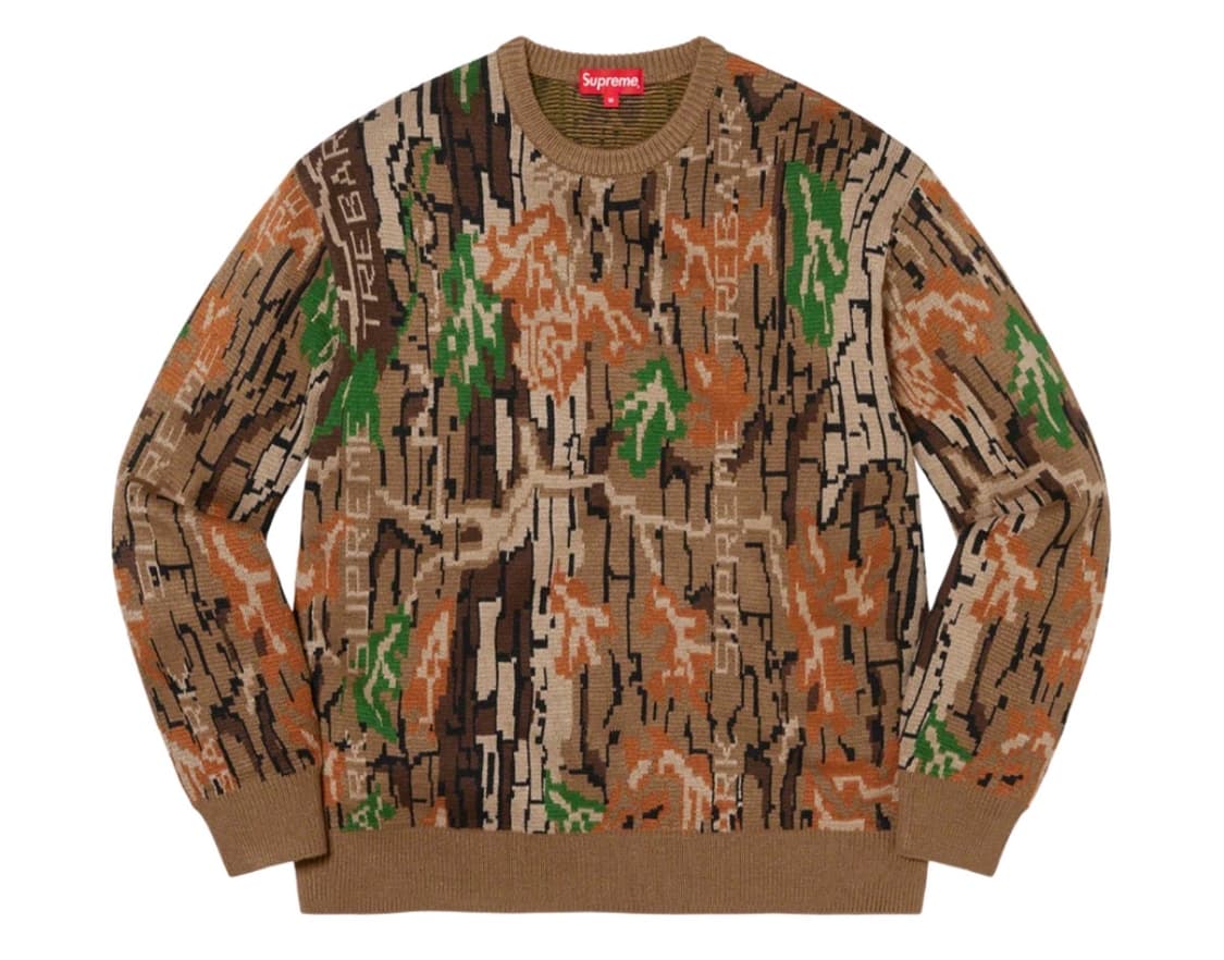 슈프림 트리바크 카모 스웨터 브라운 상품이미지1