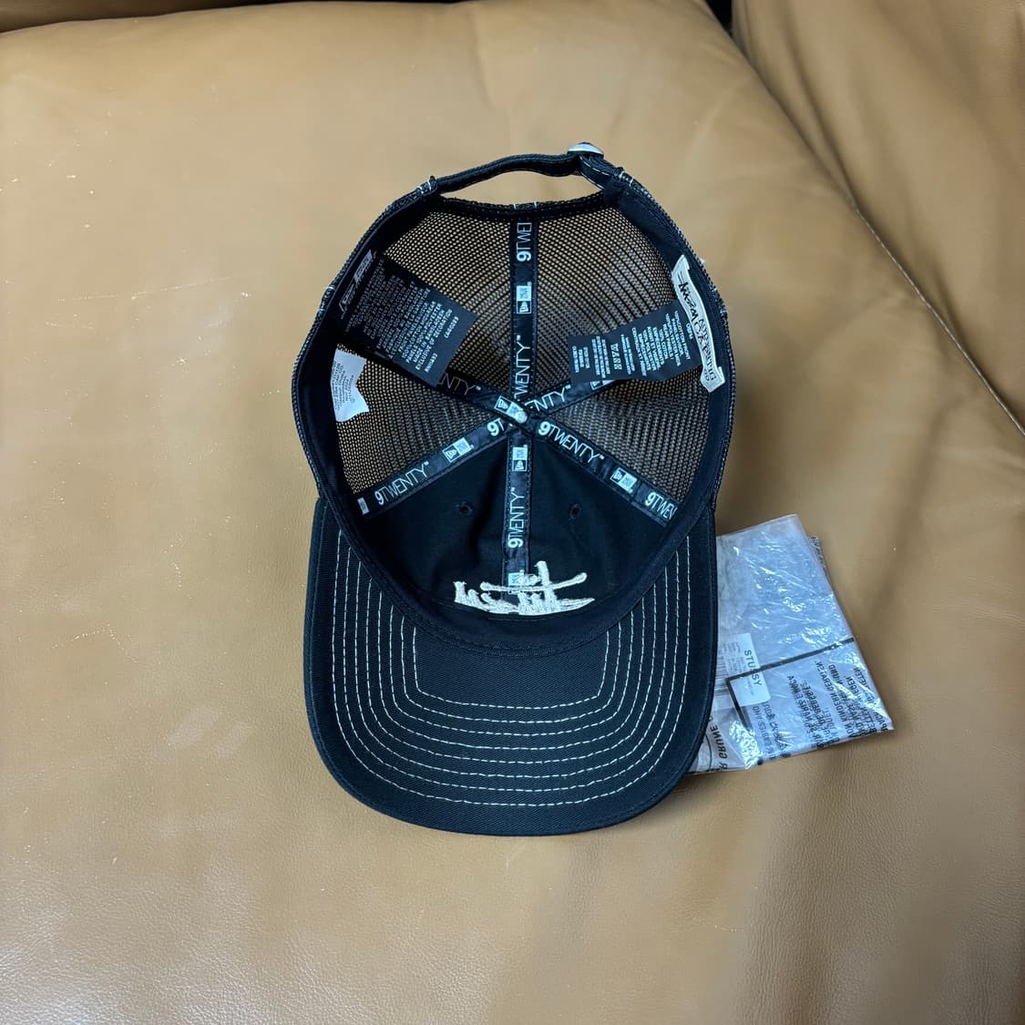 스투시 뉴에라 볼캡 모자 9Twenty 베이직 트러커 블랙 상품이미지6