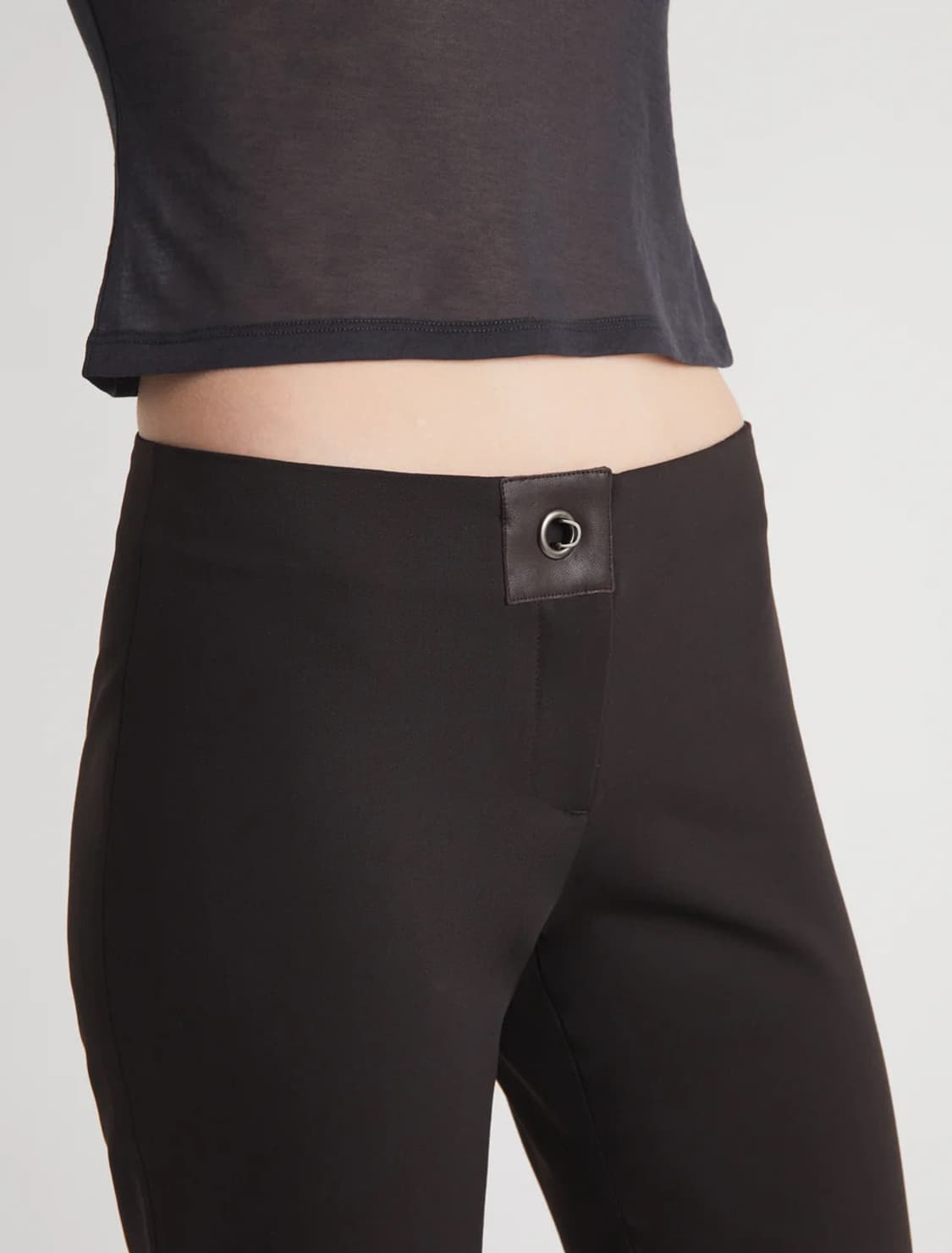 [34,36,38]팔로마울 Salin 카프리 팬츠/브라운 상품이미지3