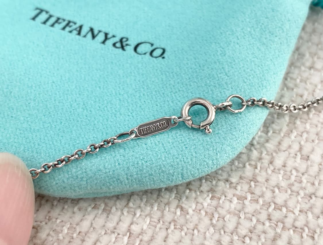 티파니 시그니처 십자가 18k 콤비 실버 목걸이 상품이미지7