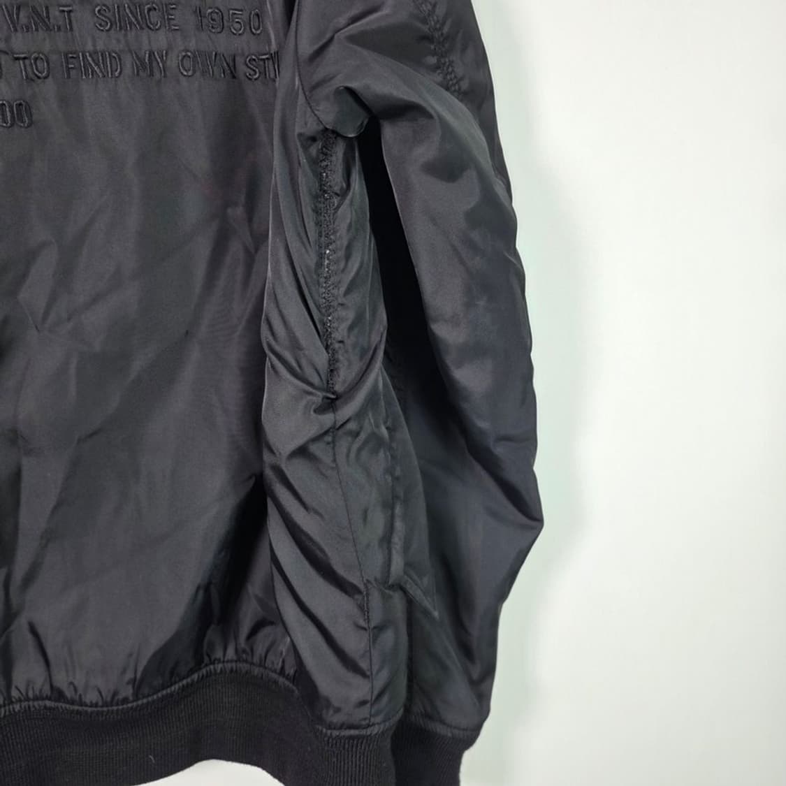 버커루 블랙 MA-1 밀리터리 블루종 M 상품이미지5