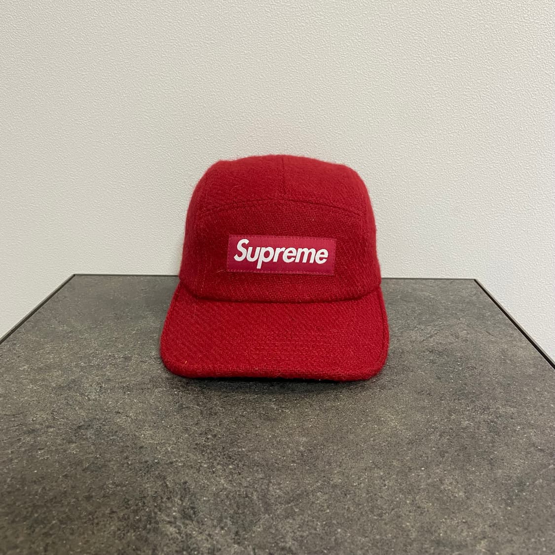 (OS) 슈프림 박스로고 캠프캡 모자 레드 상품이미지1