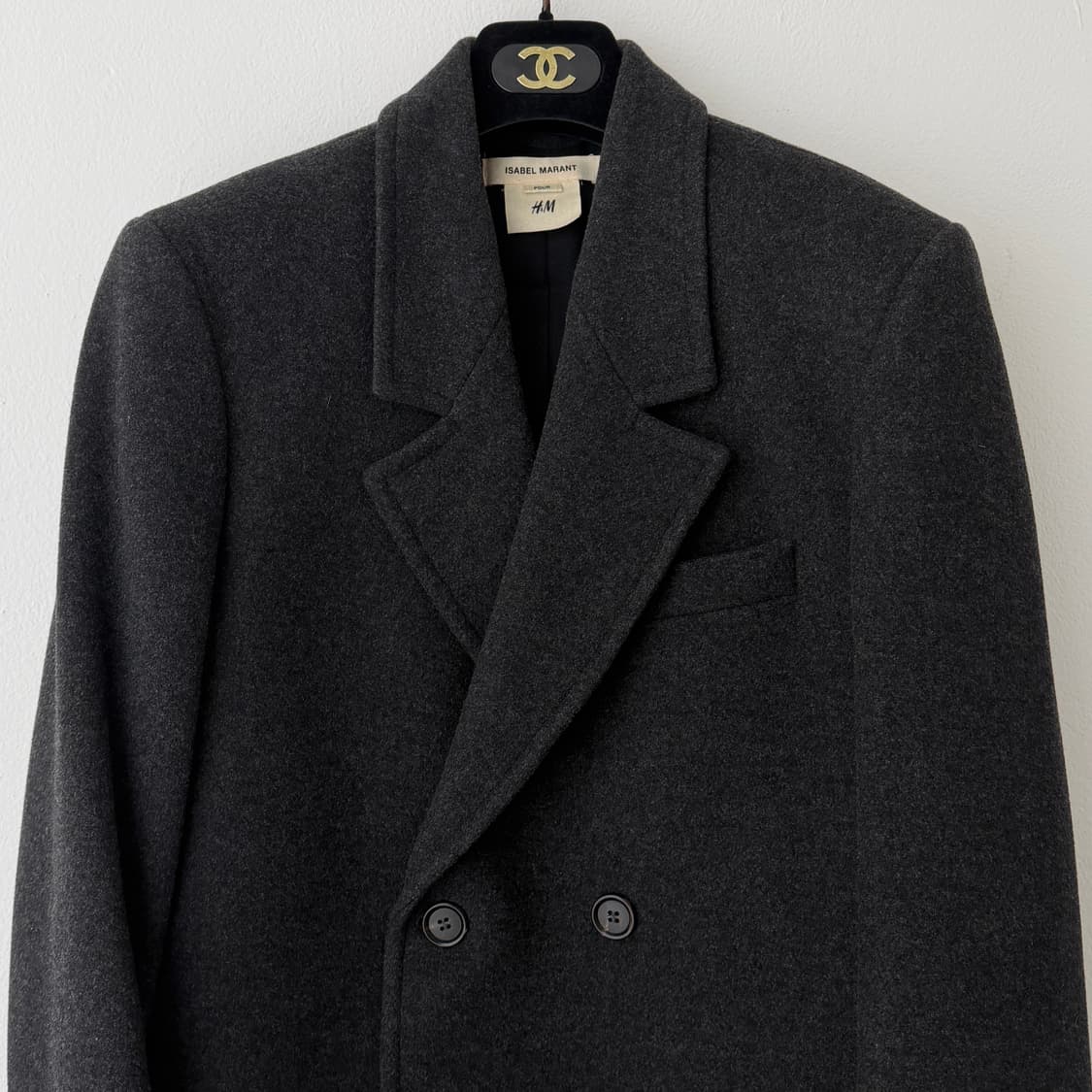 이자벨마랑 H&M 콜라보 울 더블 코트 상품이미지1