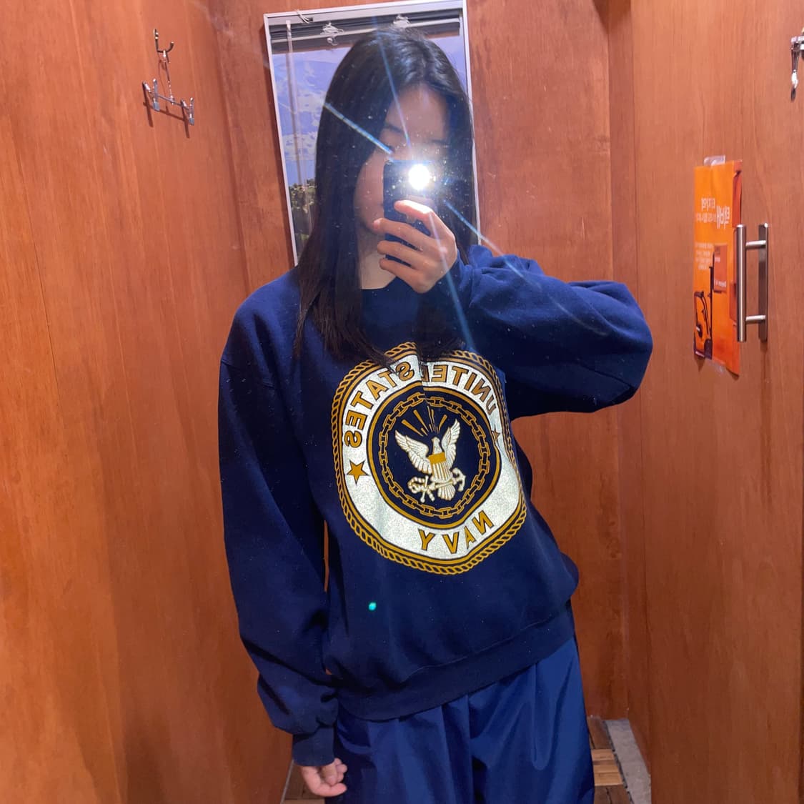  (M) USA USMC 밀리터리 미해병대 스웻셔츠 맨투맨 상품이미지1