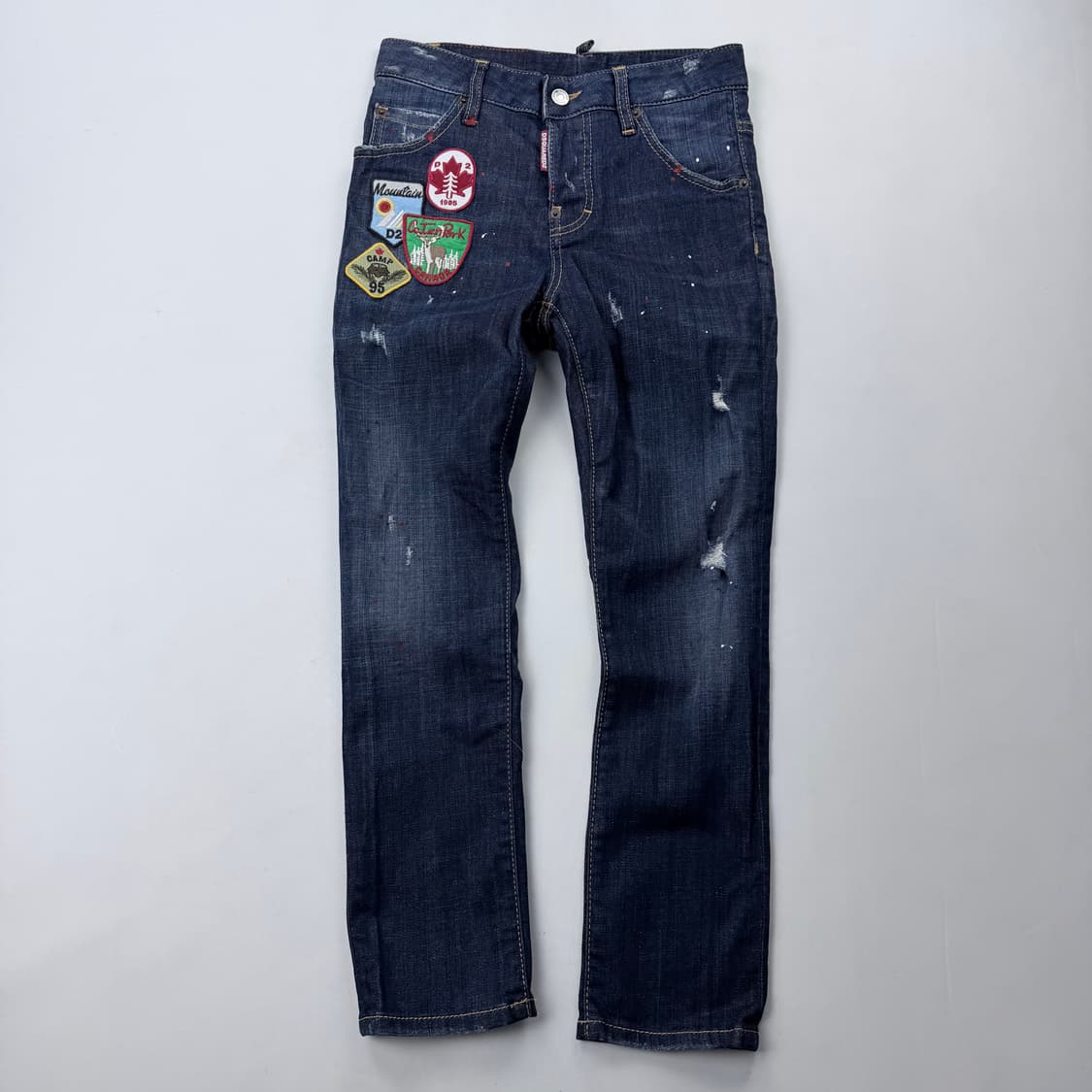 (36)디스퀘어드2 쿨 걸 크롭 멀티패치 데님 상품이미지1