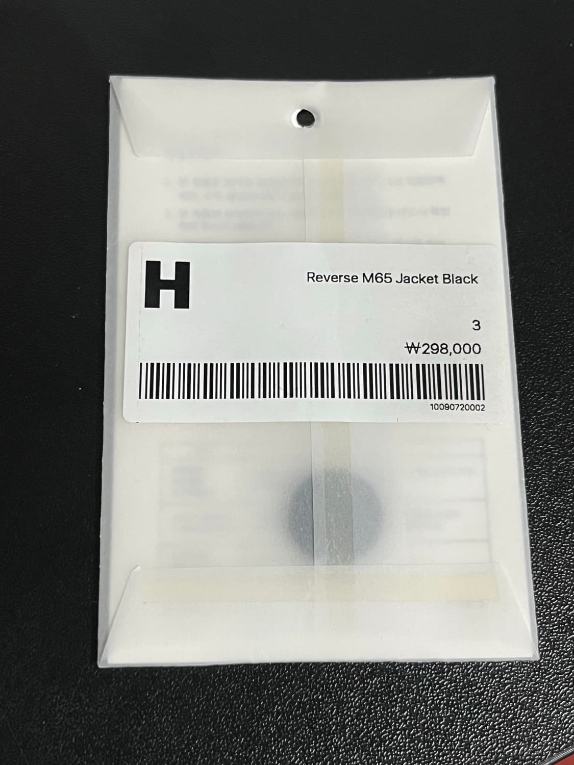 해칭룸 리버스 M65 자켓 블랙 3사이즈 상품이미지6
