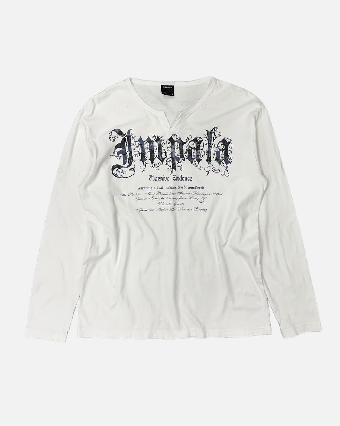 IMPALA logo slit neck t-shirt 상품이미지2